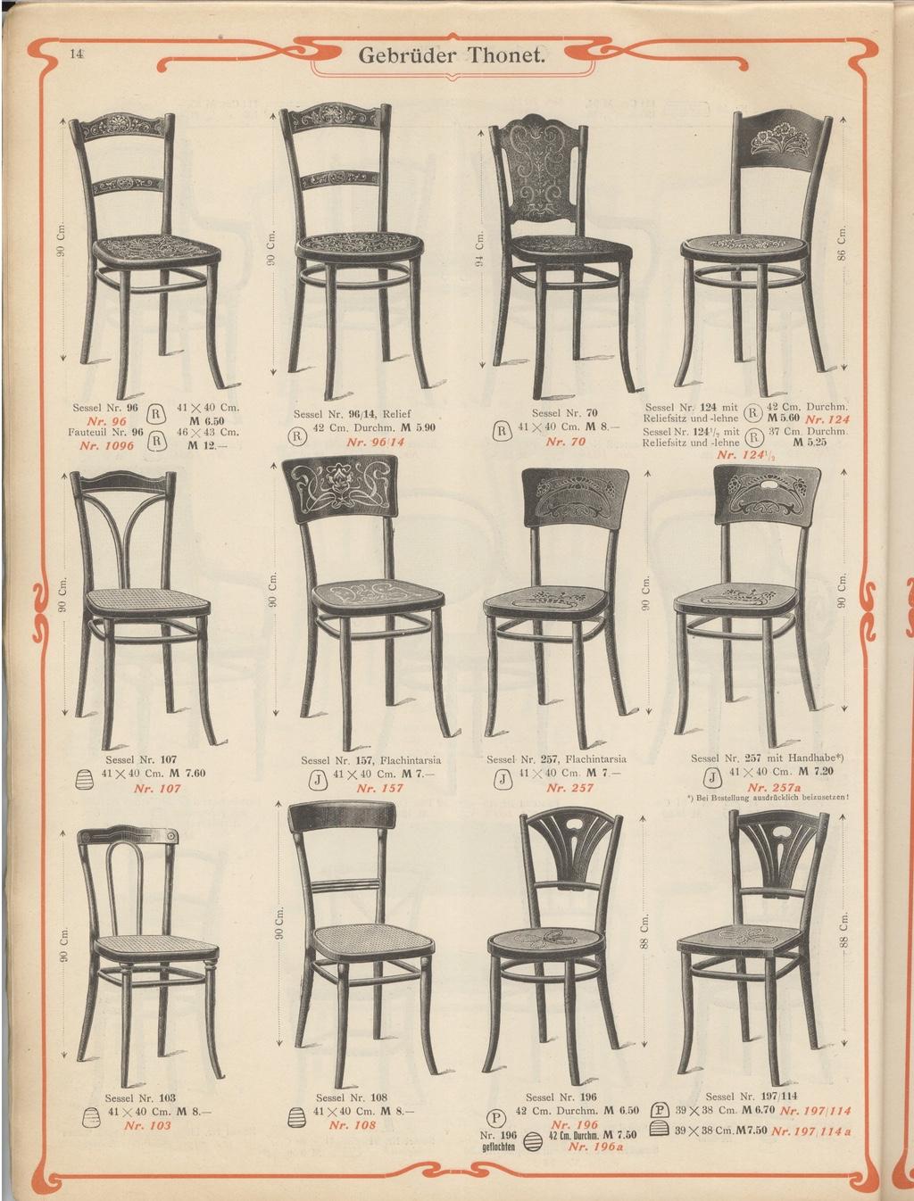Sedia da pranzo Thonet n.103 in vendita 5