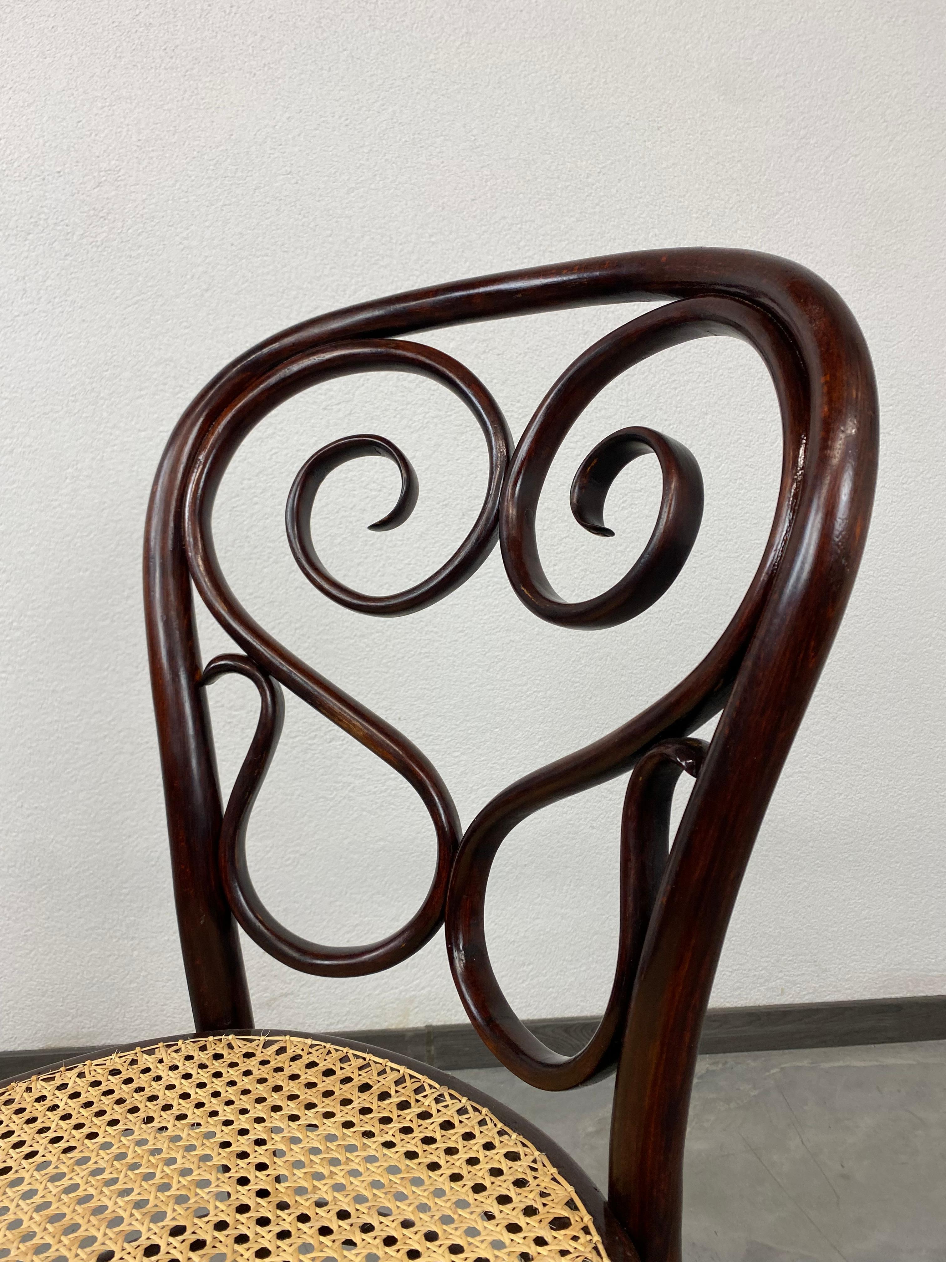 Vienna Secession Thonet Dining Chair No.4 For Sale