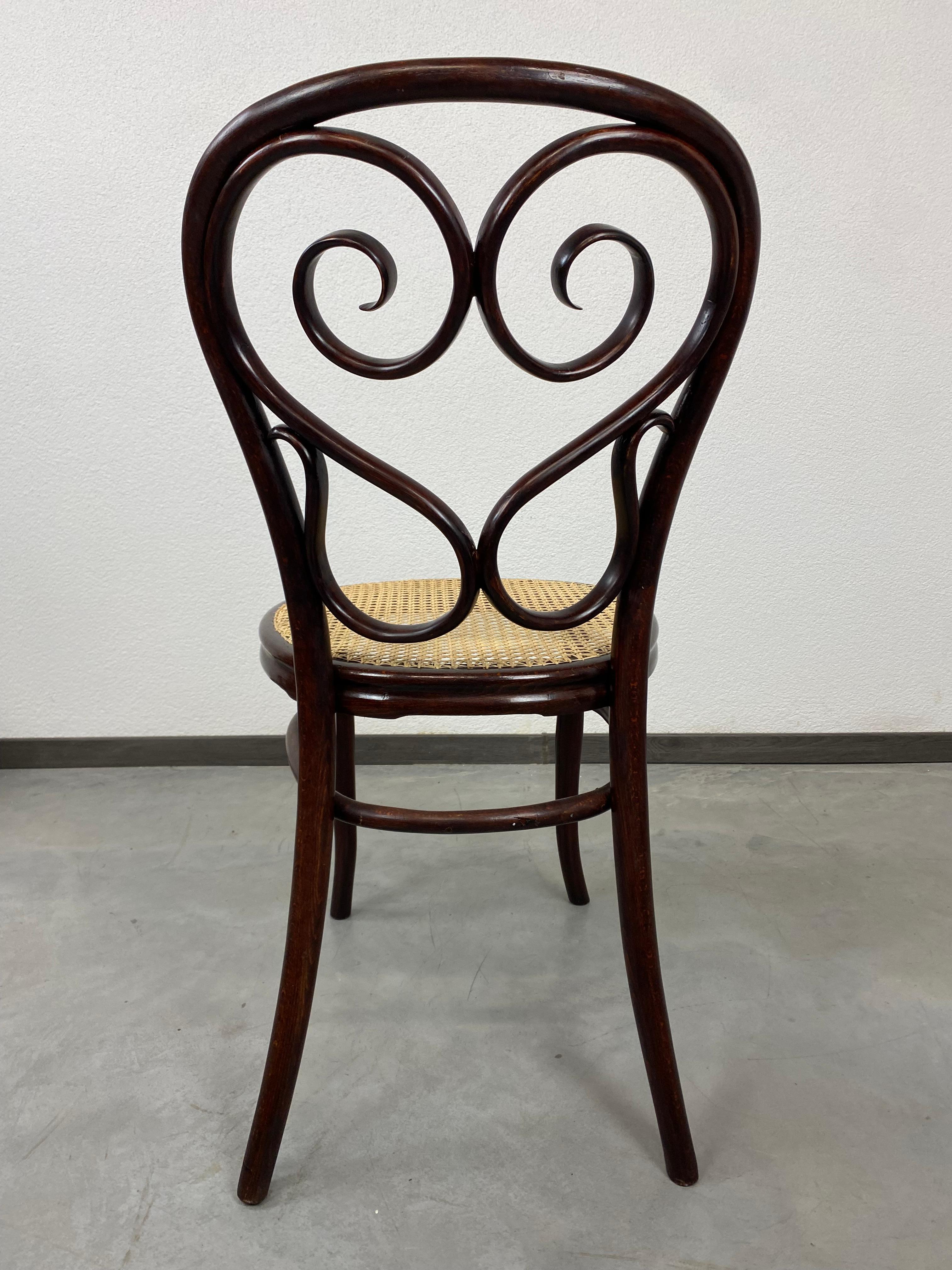 Vienna Secession Thonet Dining Chair No.4 For Sale