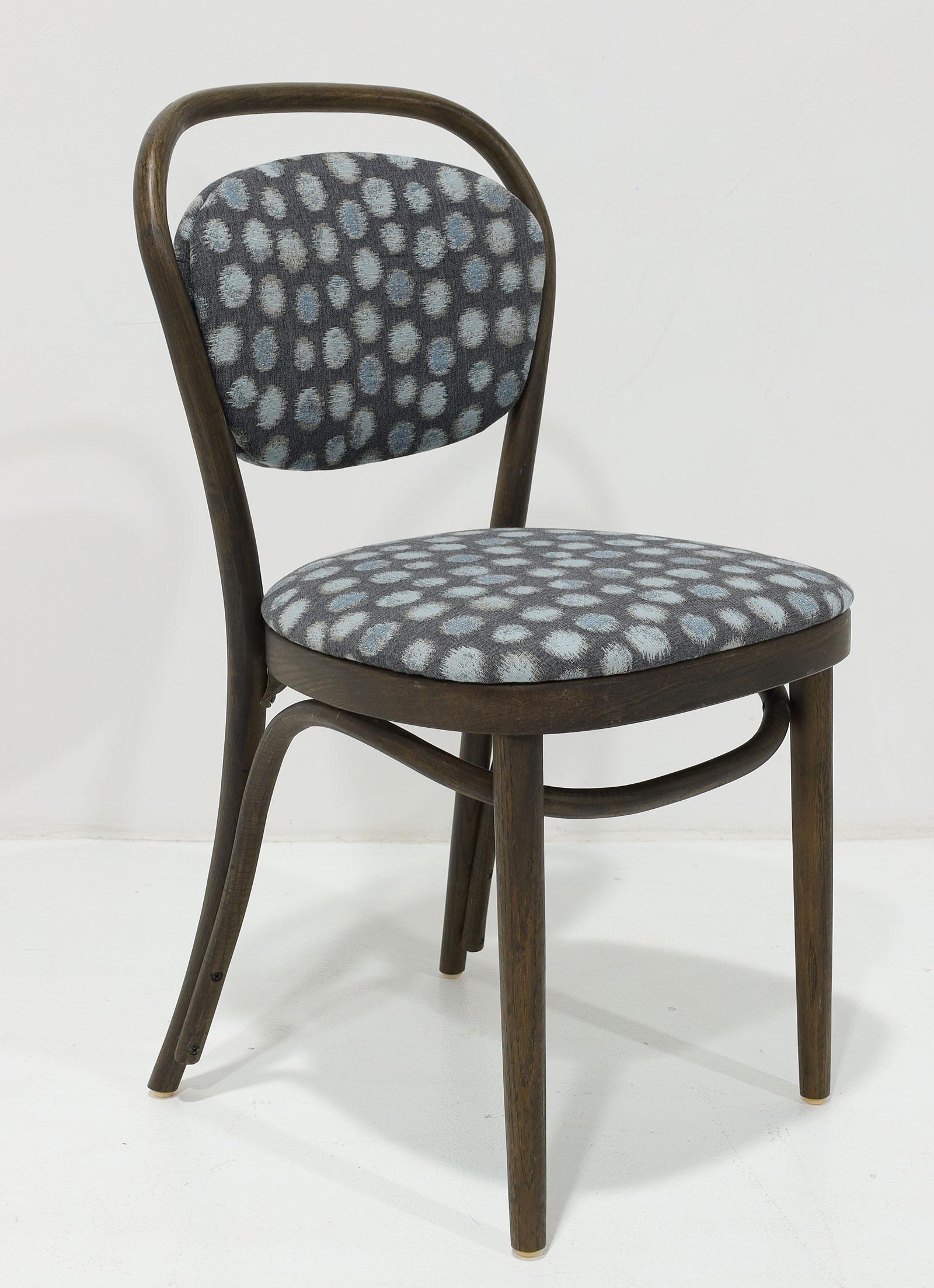 Sedie da pranzo Thonet, set di dieci, tessuto Performance Perennials, anni '80 in vendita 1