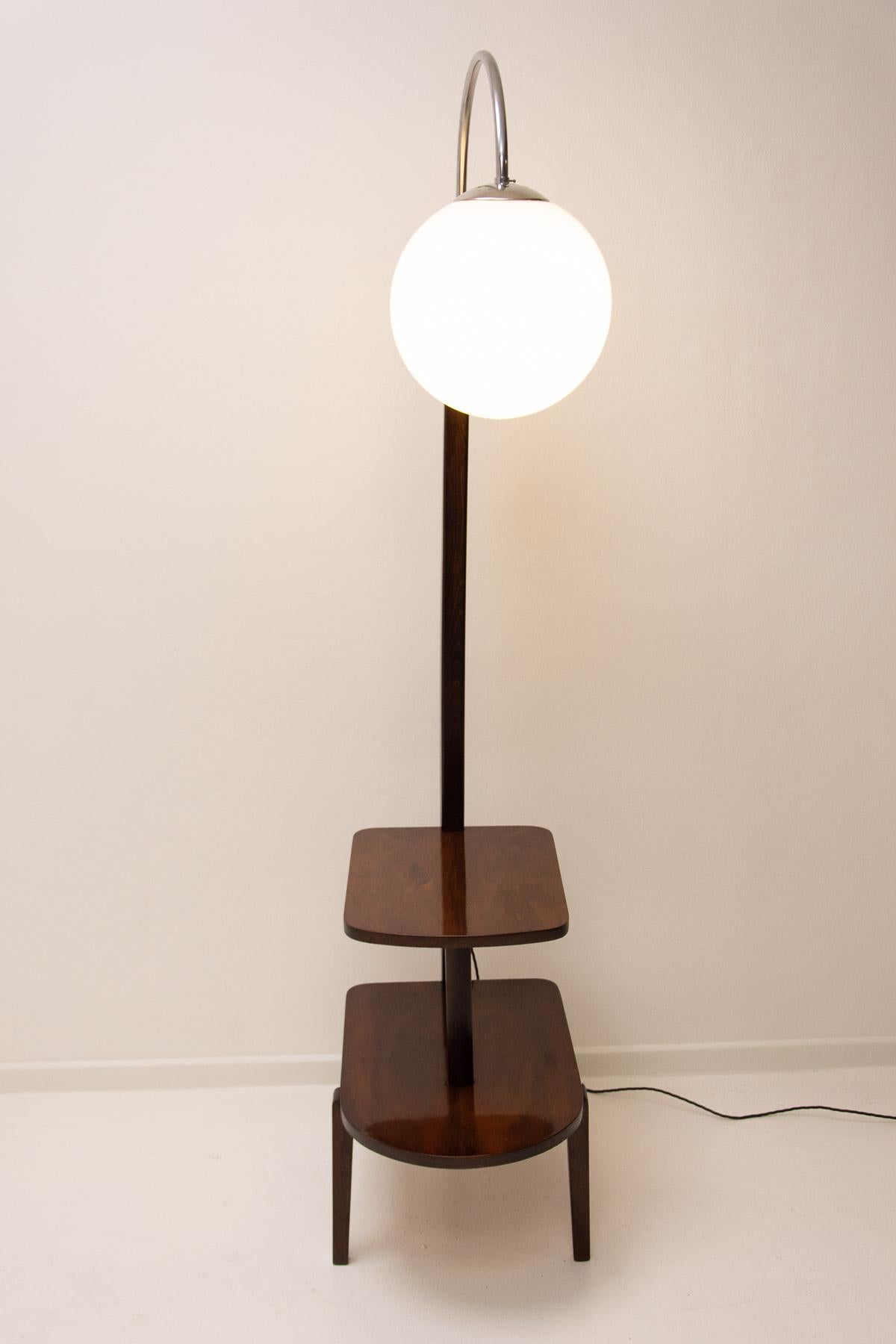Thonet Floor lamp ART DECO, 1930´s, Bohemia For Sale 11