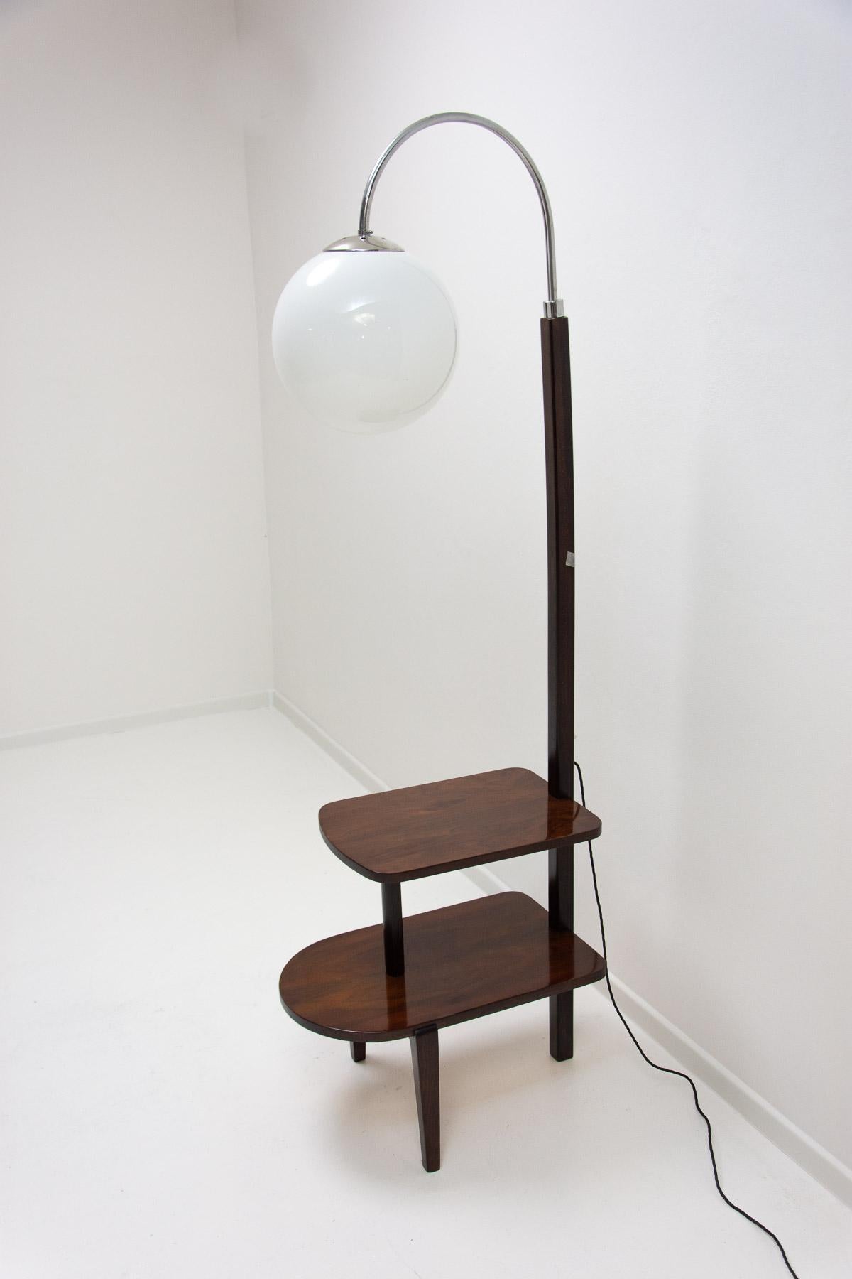 Art Deco Thonet Floor lamp ART DECO, 1930´s, Bohemia For Sale