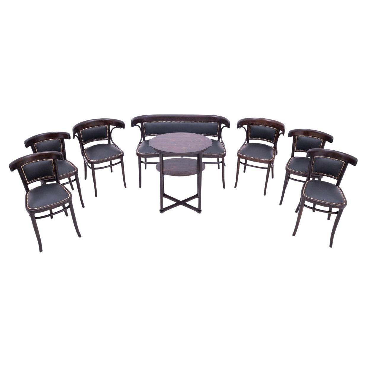 Thonet furniture set, Western Europe, late 19th century.
