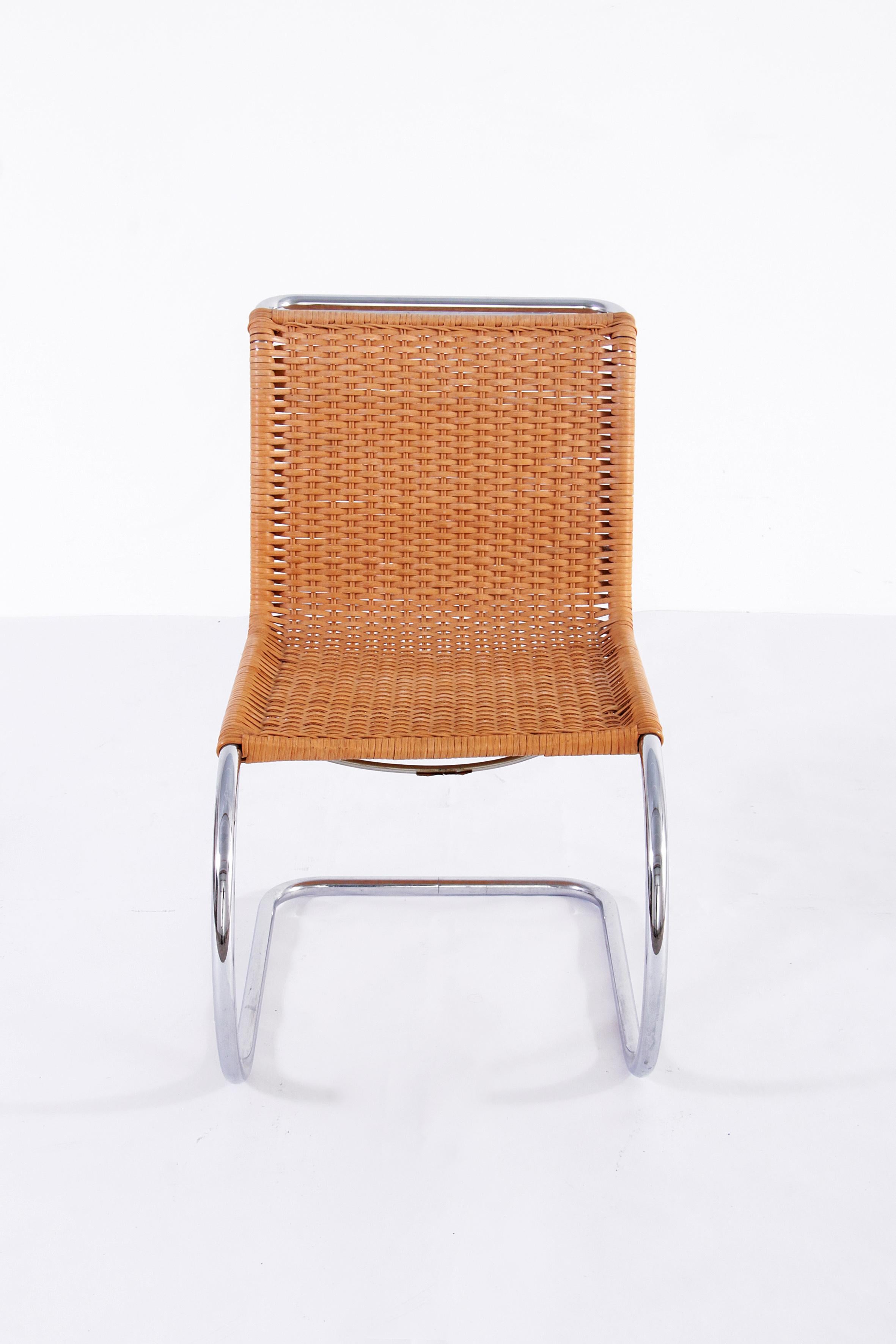 Thonet Iconic Ludwig Mies van der Rohe MR 533 Schwebende Stühle, perfekter Zustand 5