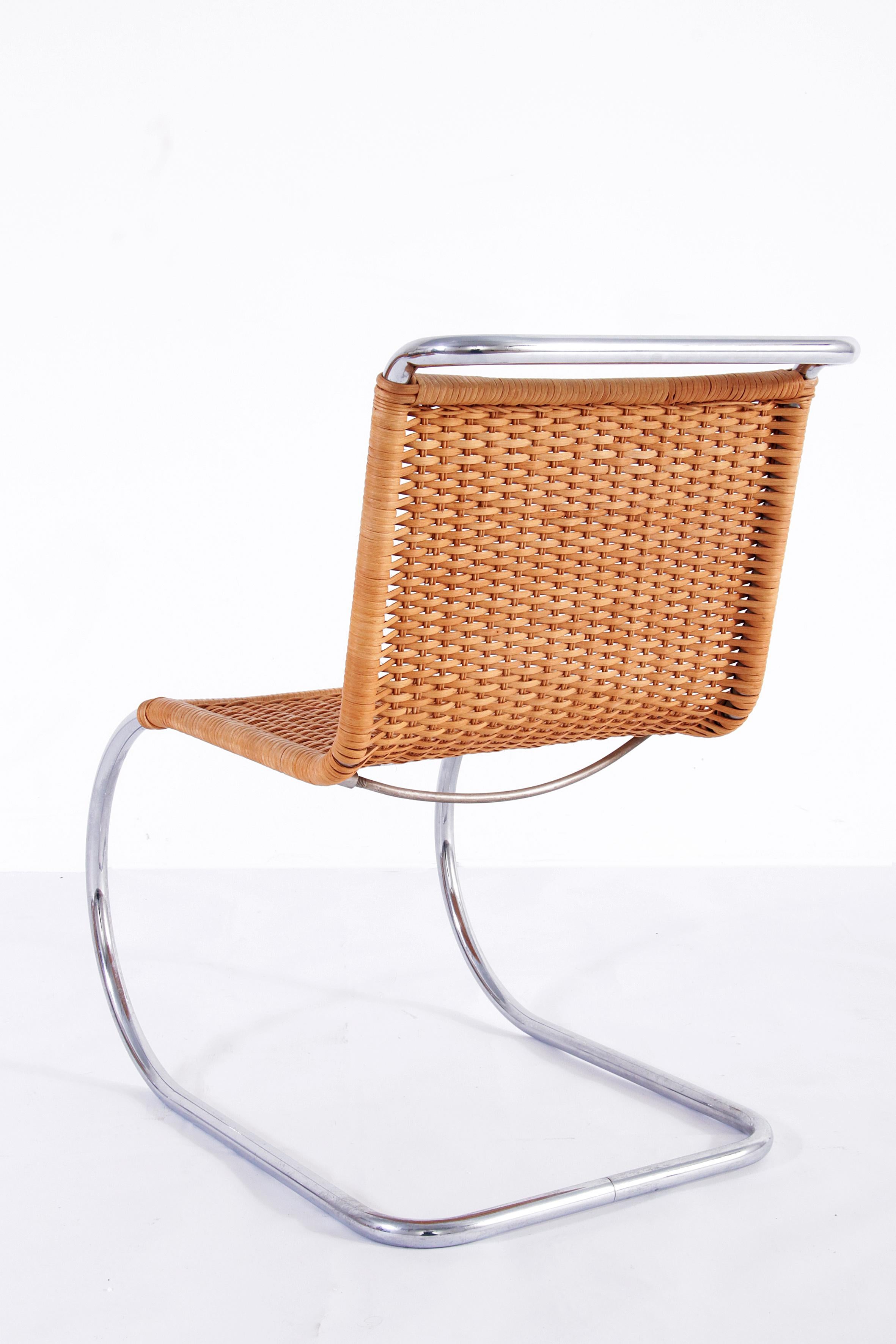 Thonet Iconic Ludwig Mies van der Rohe MR 533 Schwebende Stühle, perfekter Zustand 1