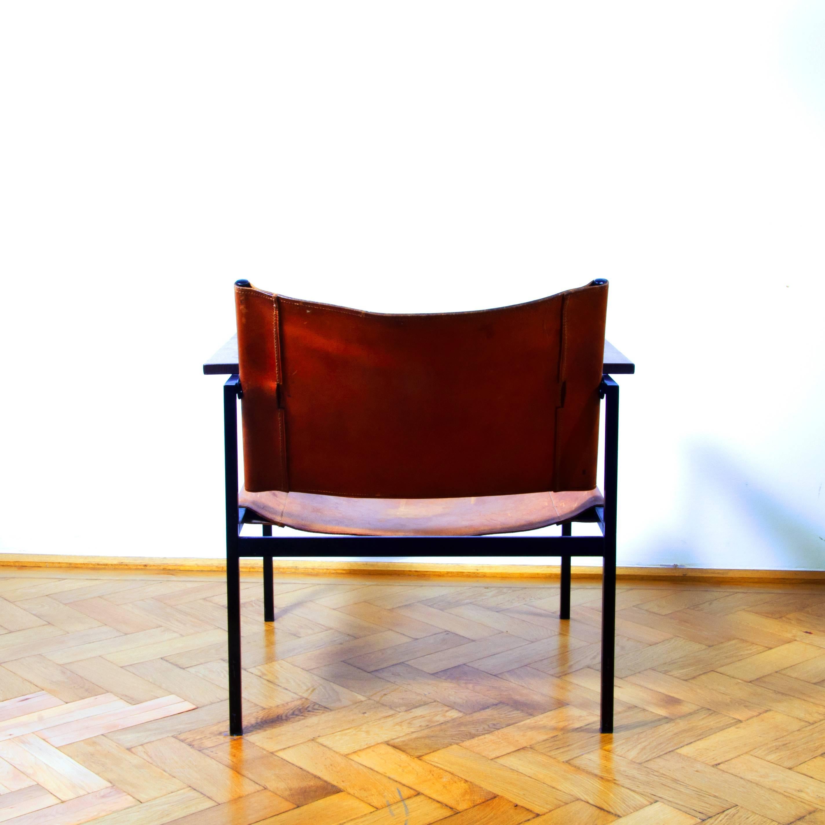 Thonet Lounge, Armchair Mod. ST 805 Design Eddie Harlis, 1958 In Good Condition For Sale In Vienna, AT