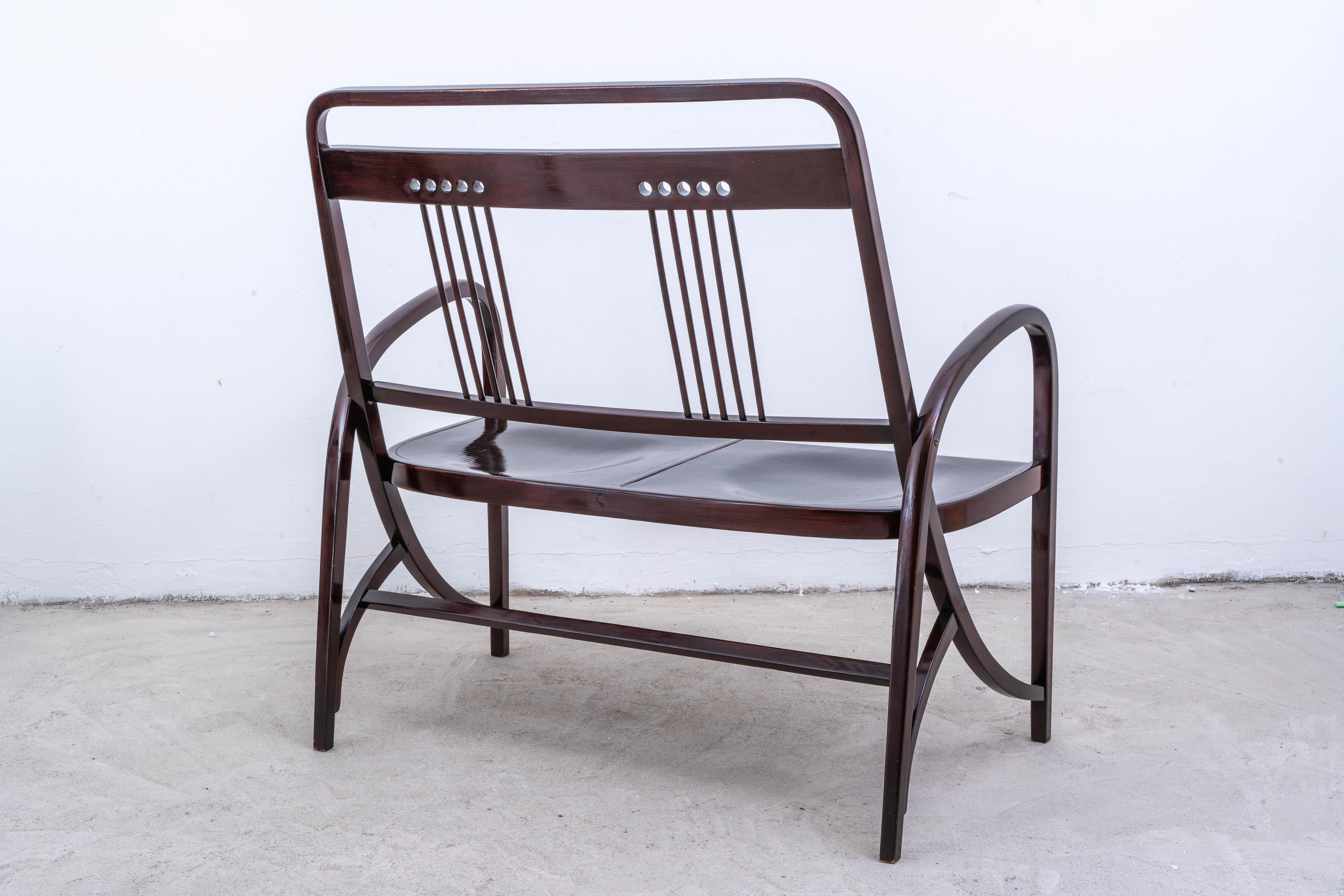 Jugendstil Thonet - Michael Thonet - Groupe de sièges (3) - No. 511 - Hêtre