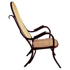 Thonet Modell Nr. 1 Bugholz-Armlehnstuhl klappbar, 1883