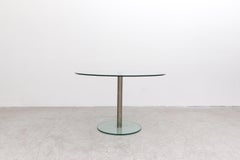 Thonet Model S1123 Glass Pedestal Table by James Irvine