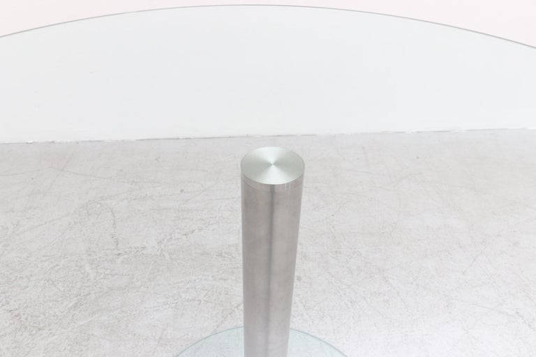 Thonet Model S1123 Glass Pedestal Table by James Irvine at 1stDibs