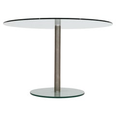 Thonet Model S1123 Glass Pedestal Table by James Irvine