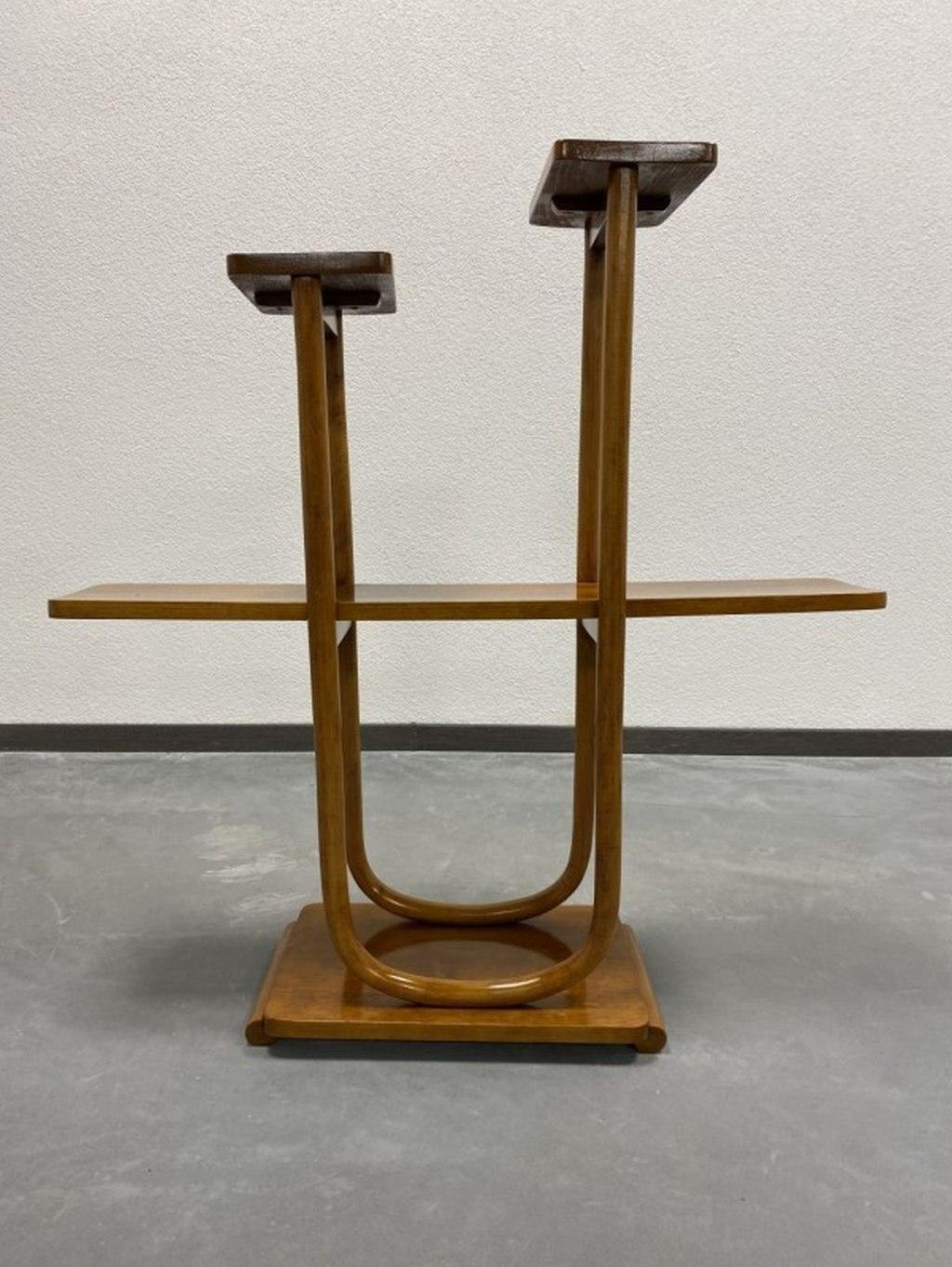 Art Deco plant stand by Thonet Mundus professionally stained and repolished.