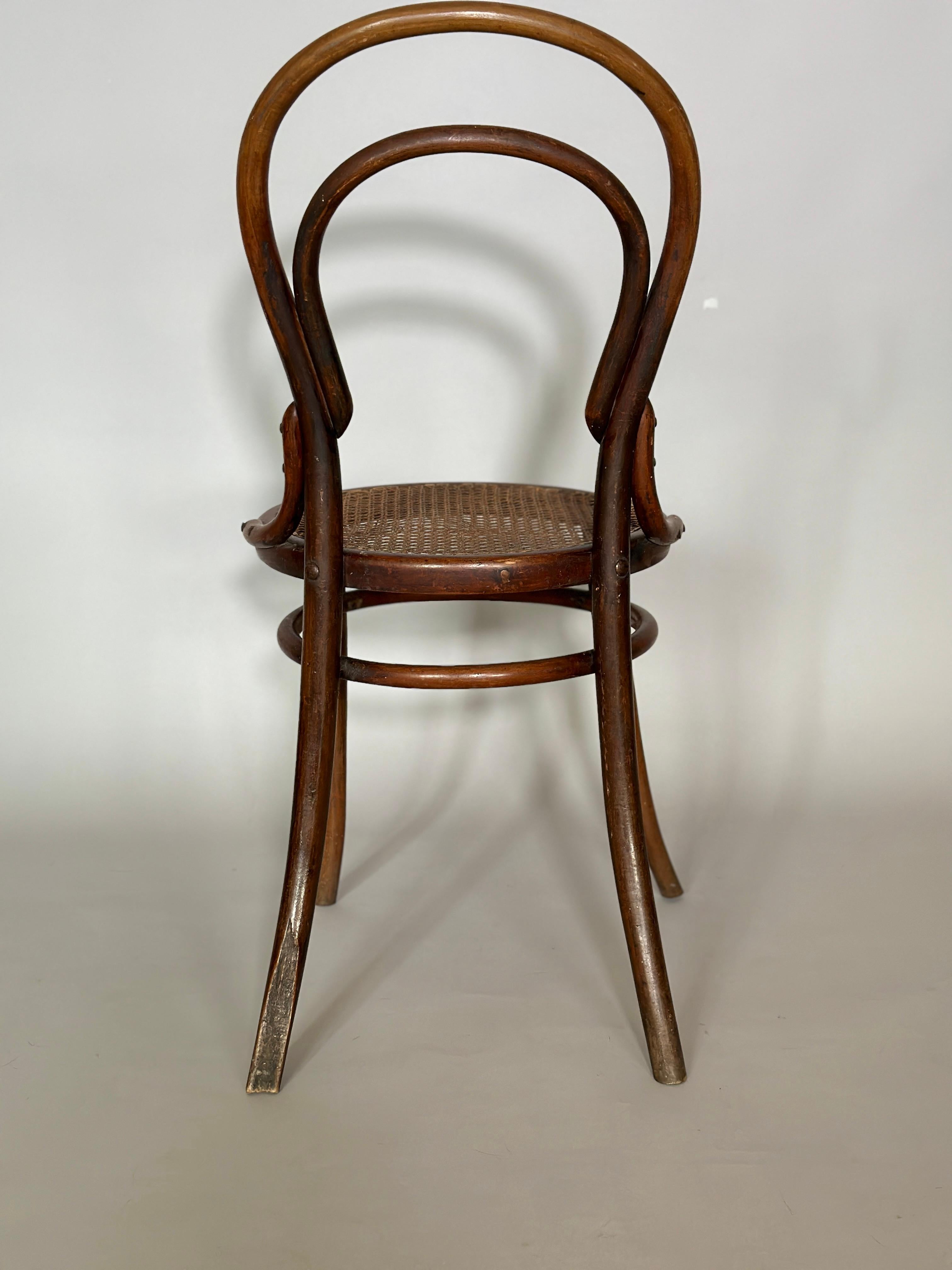 Austrian Thonet No `14 Chair 1910 For Sale