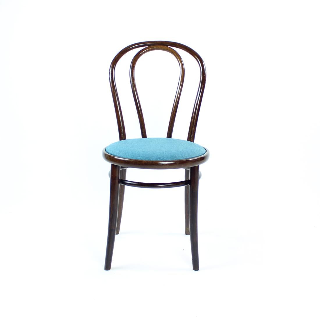 Thonet No. 16 Bistro Chair Model by Ton, Czechoslovakia 1960s For Sale 8