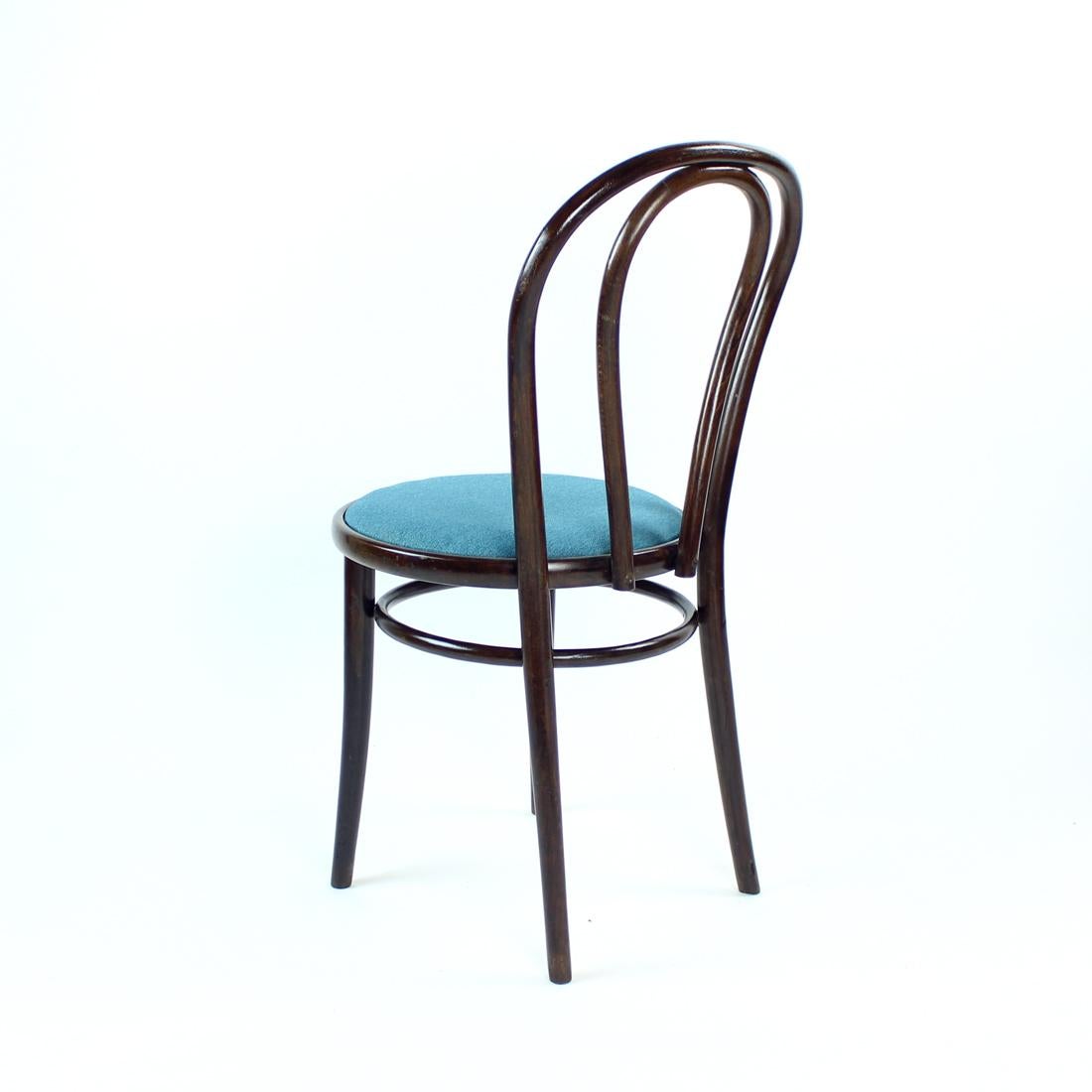 Thonet No. 16 Bistro Chair Model by Ton, Czechoslovakia 1960s For Sale 11