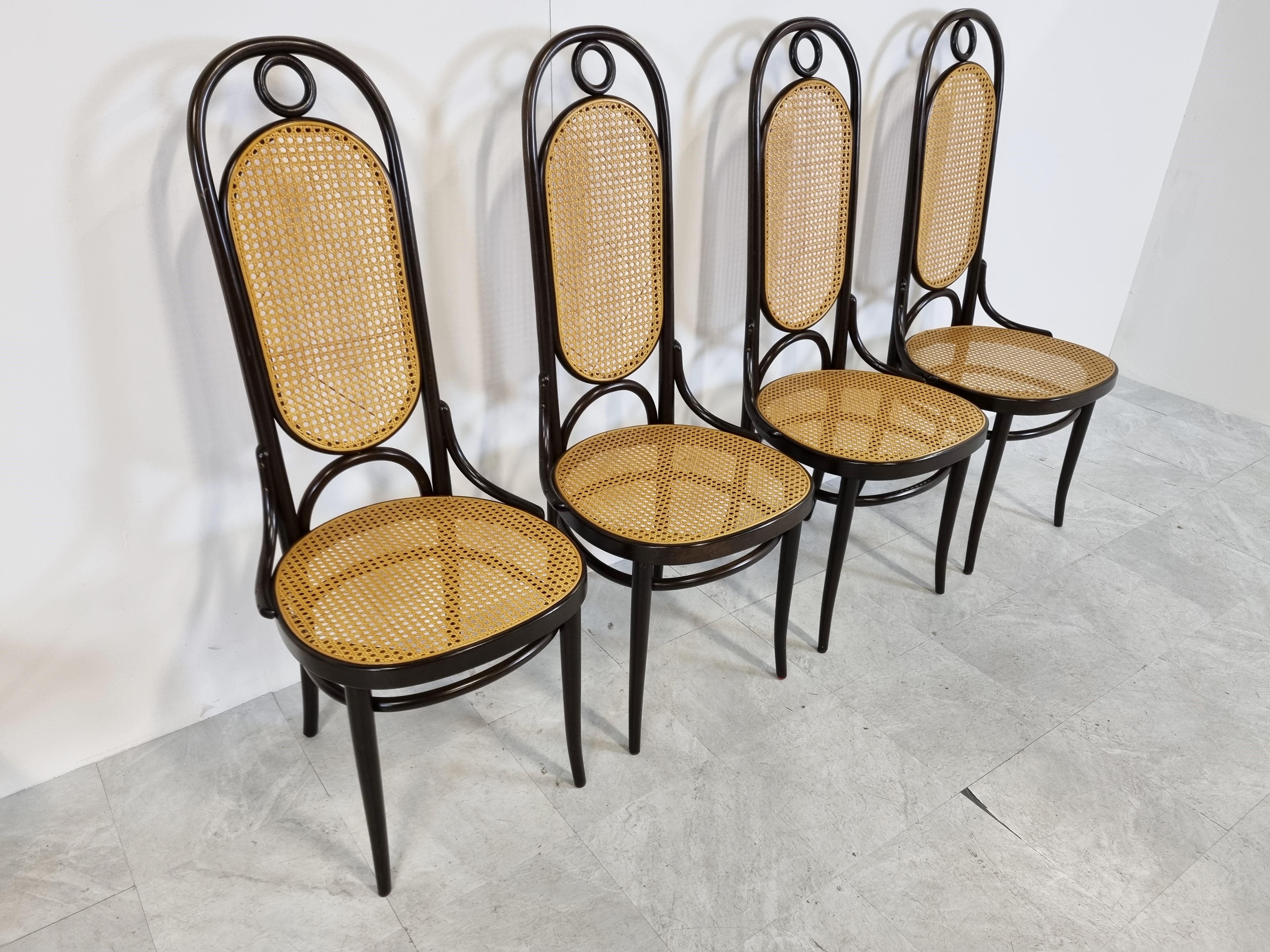Thonet No. 17 Dining Chairs, Set of 8, 1980s 3