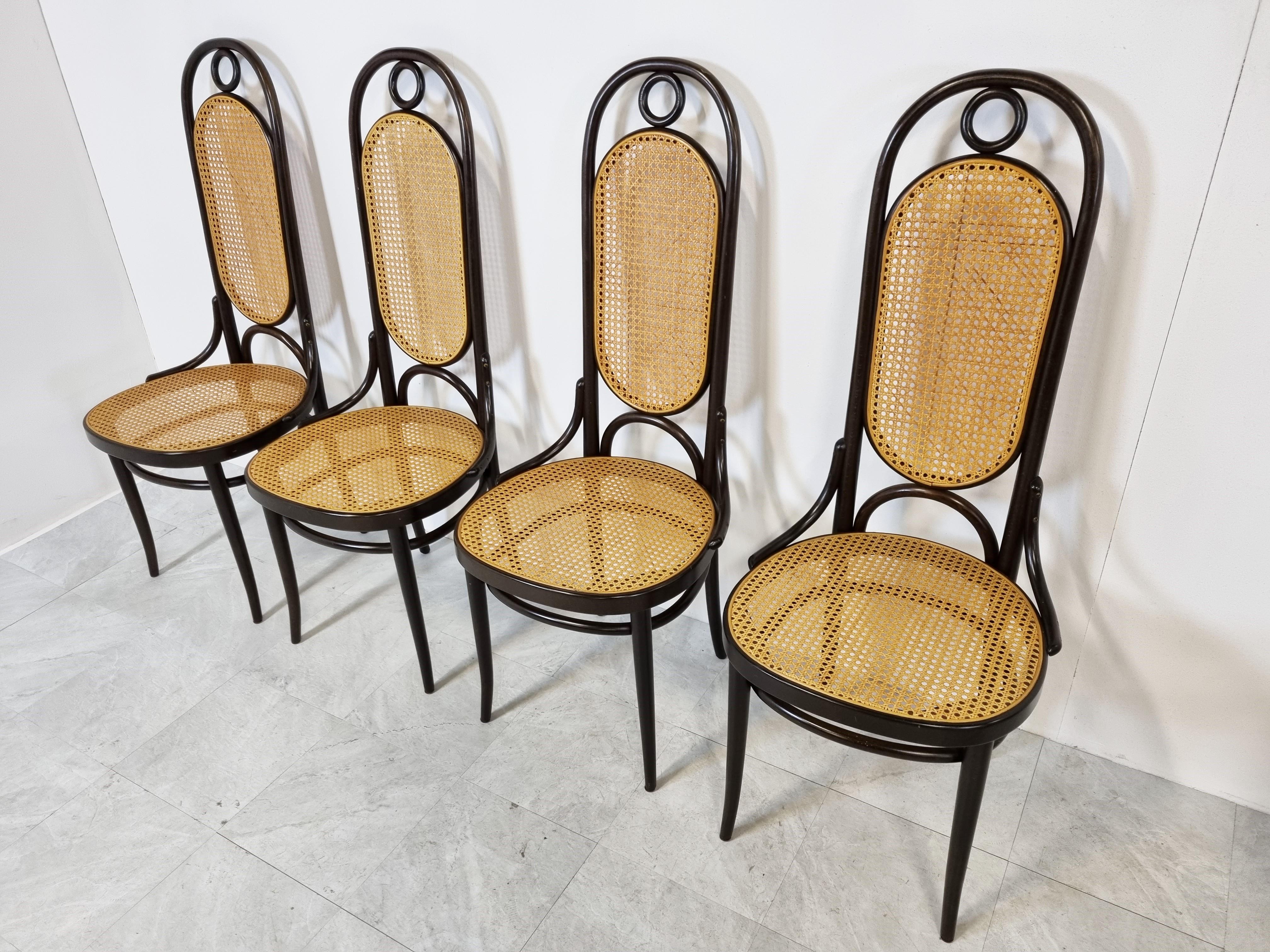 Thonet No. 17 Dining Chairs, Set of 8, 1980s 2