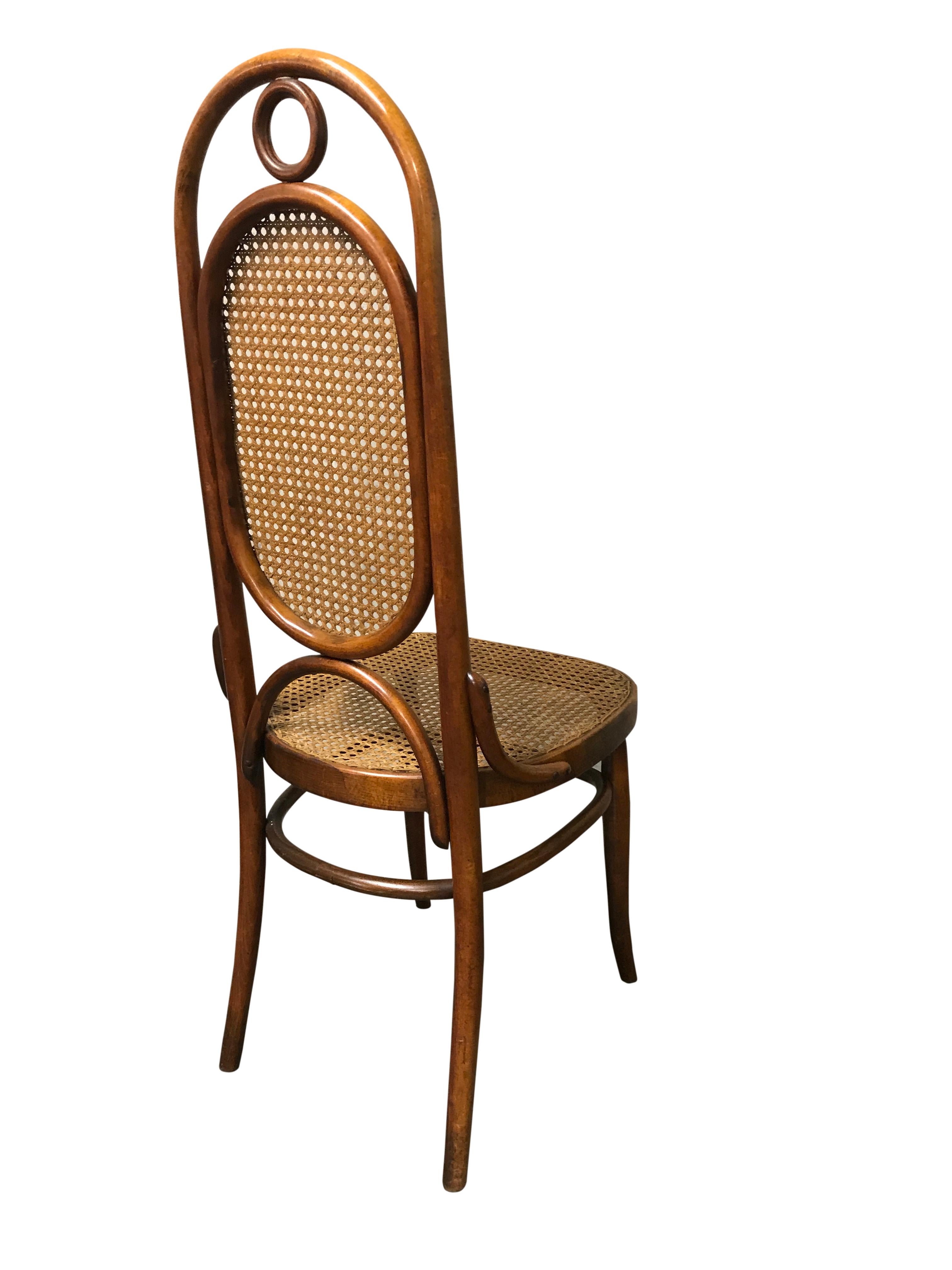 Austrian Thonet No. 17 Dining Chairs, Set of Six, 1950s