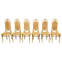Thonet No. 17 Dining Chairs, Set of Six, 1980s