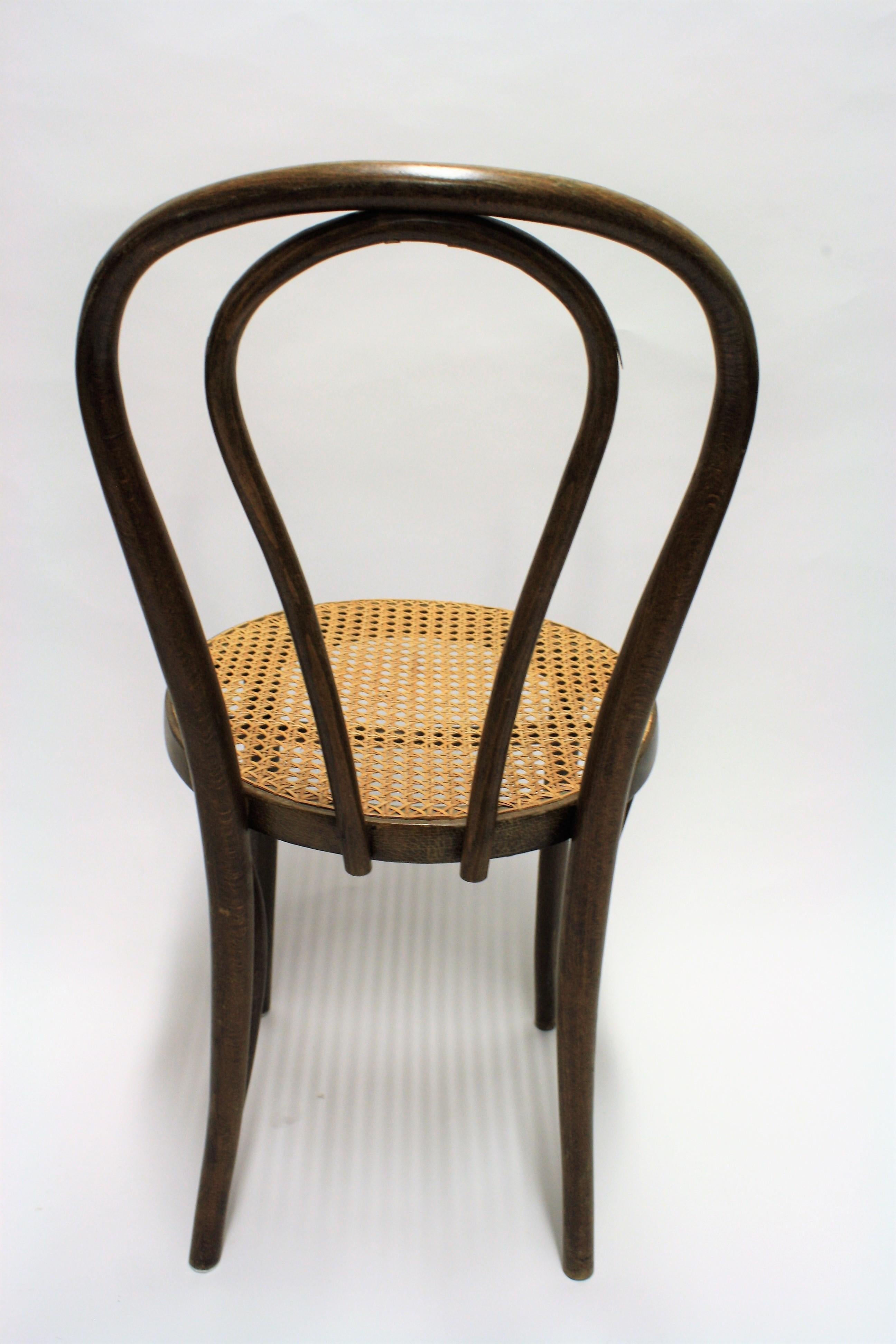 Thonet No. 18 Dining Chairs, 1950s, Set of 4 In Good Condition In HEVERLEE, BE