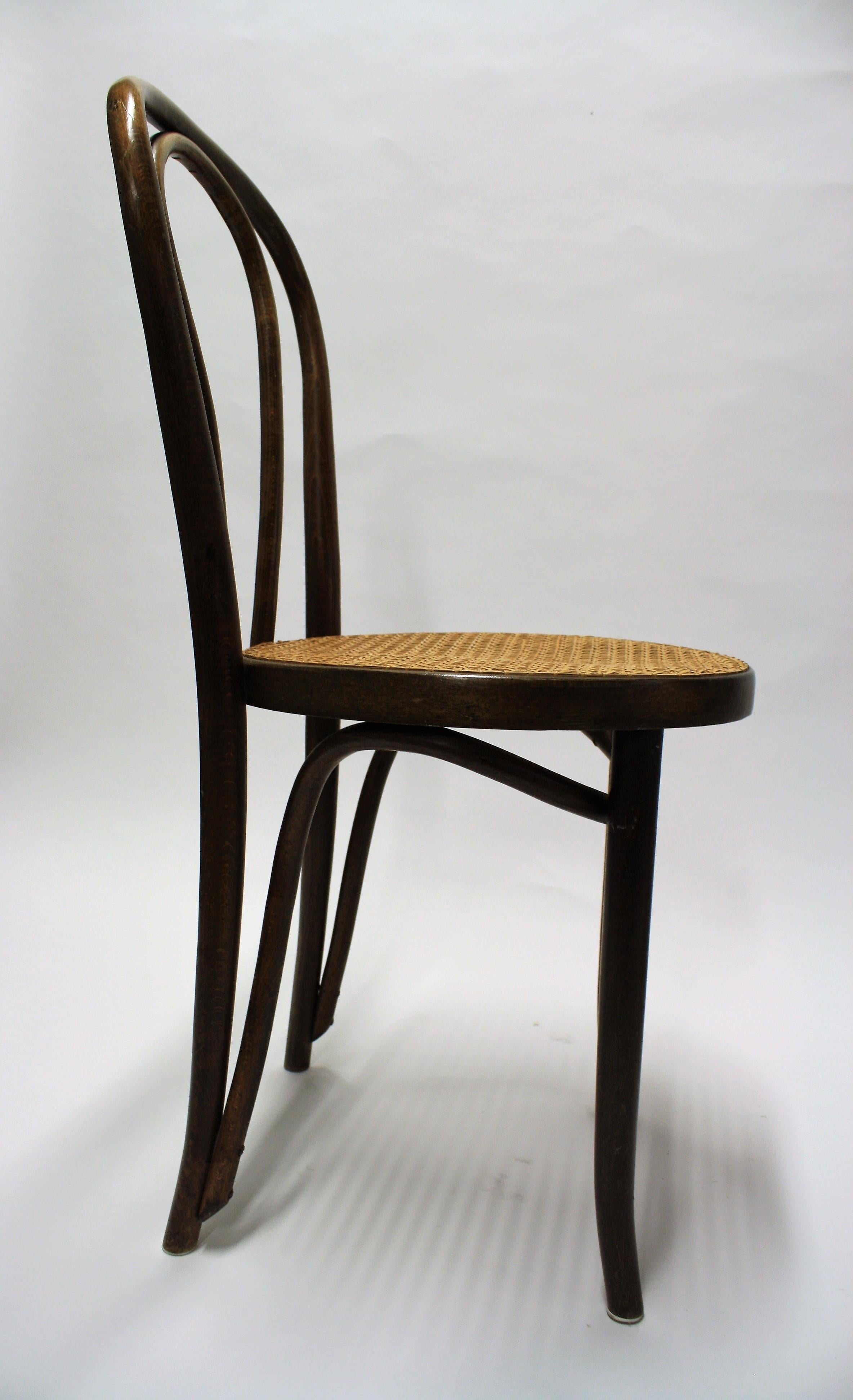 Thonet No. 18 Dining Chairs, 1950s, Set of 4 1