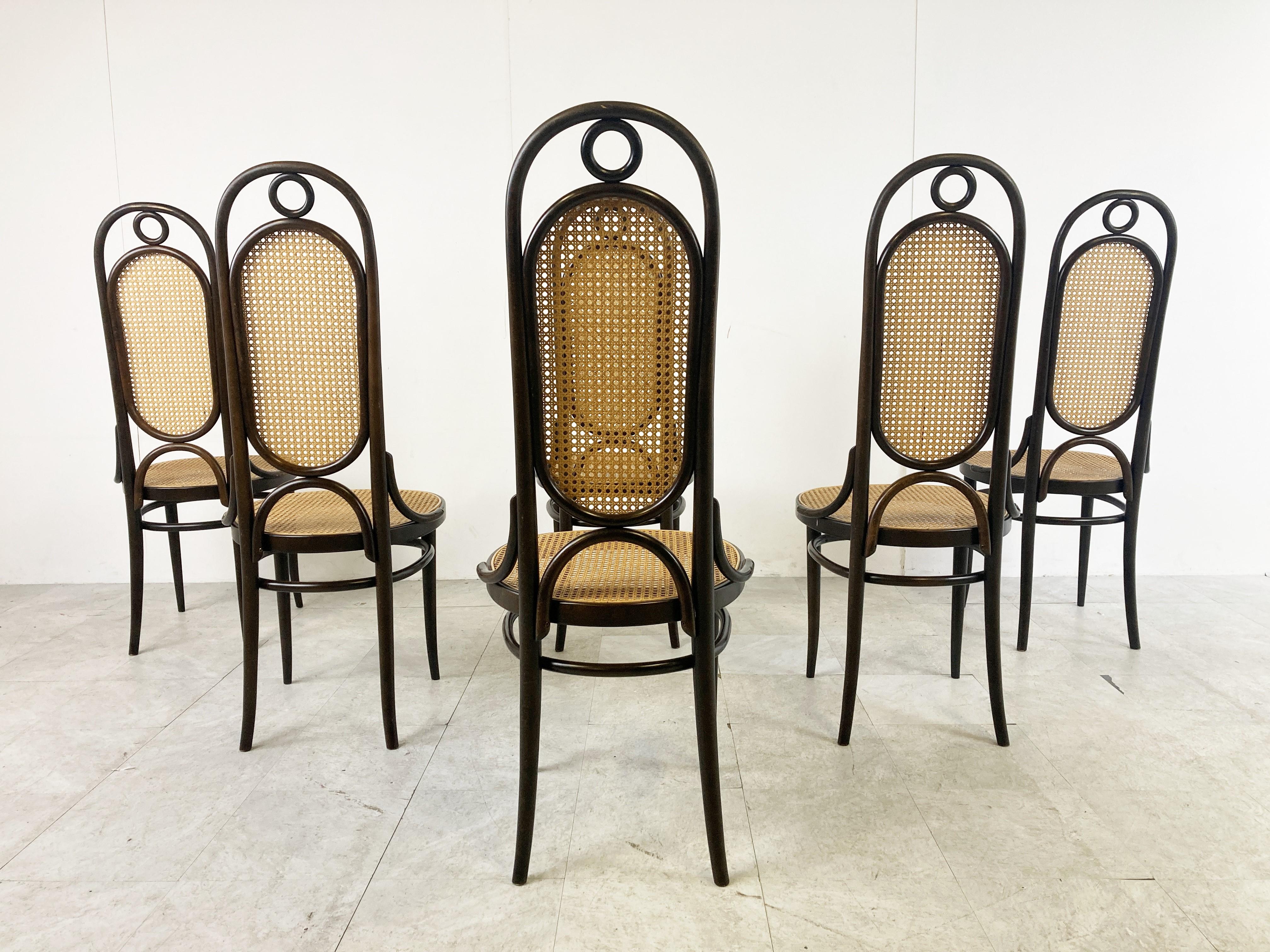 Thonet No. 207r Dining Chairs, Set of 6, 1979 In Good Condition In Leuven, Vlaams Gewest