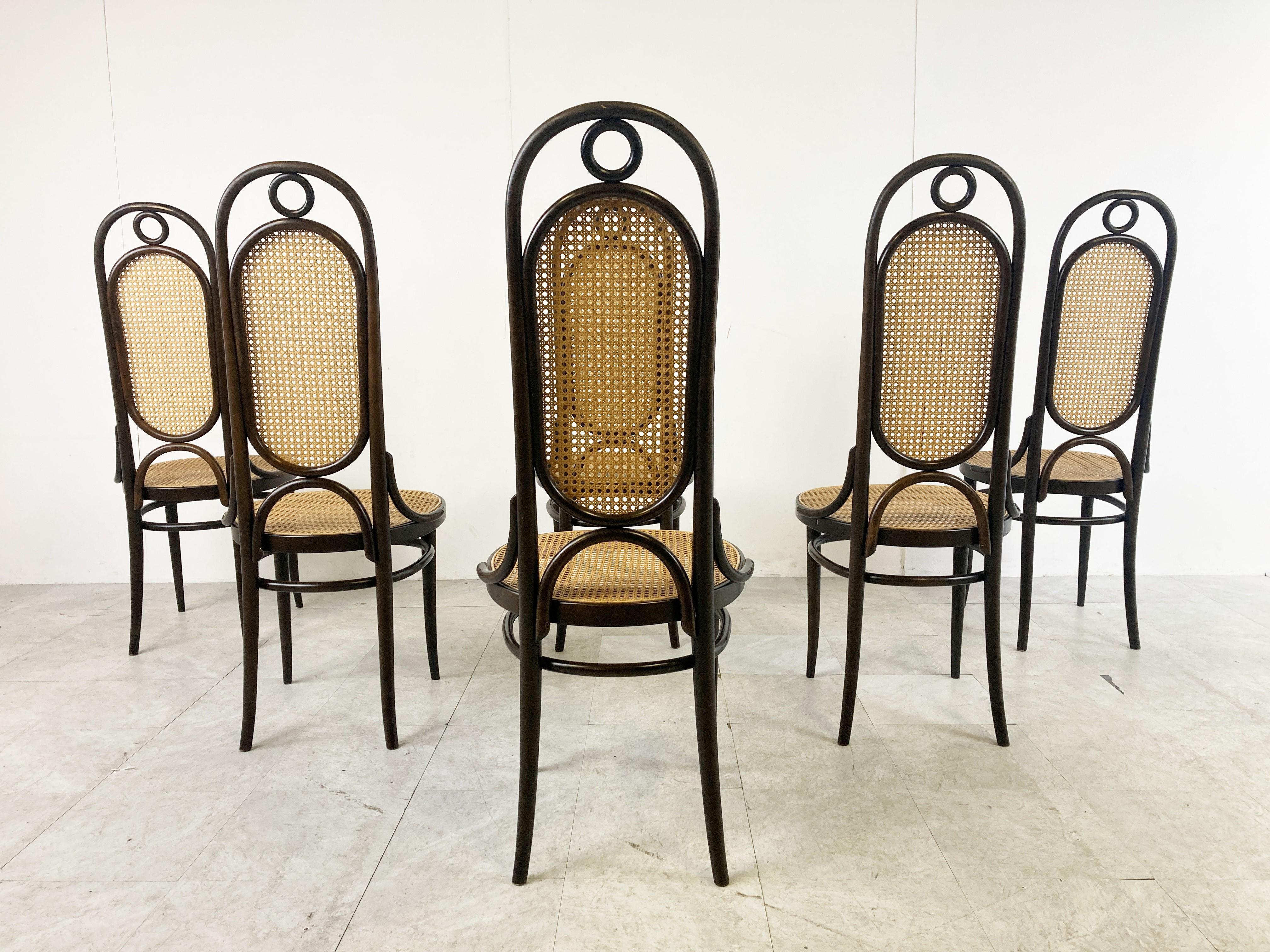 Thonet No. 207r Dining Chairs, Set of 6, 1979 In Good Condition In HEVERLEE, BE