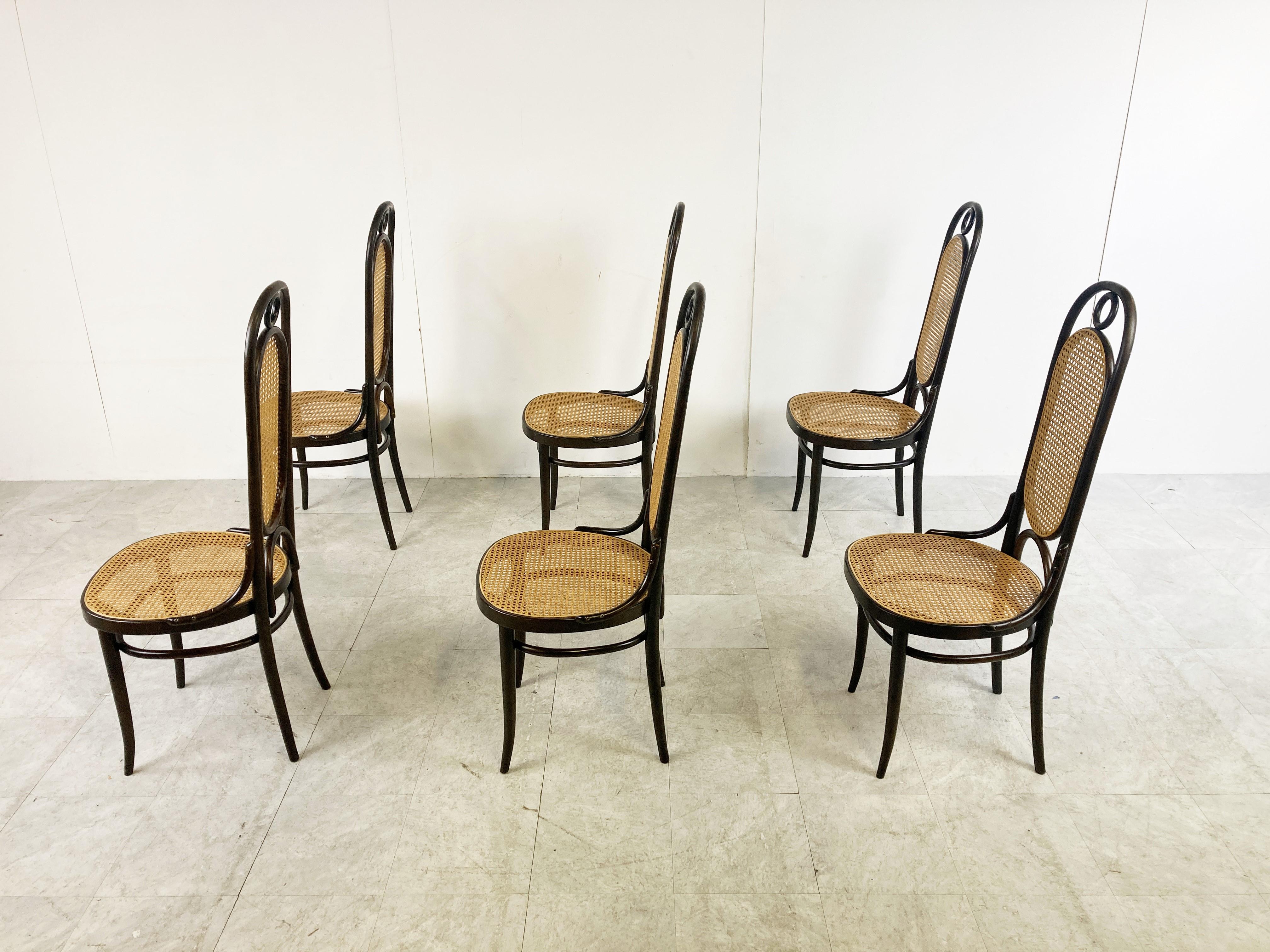 Late 20th Century Thonet No. 207r Dining Chairs, Set of 6, 1979