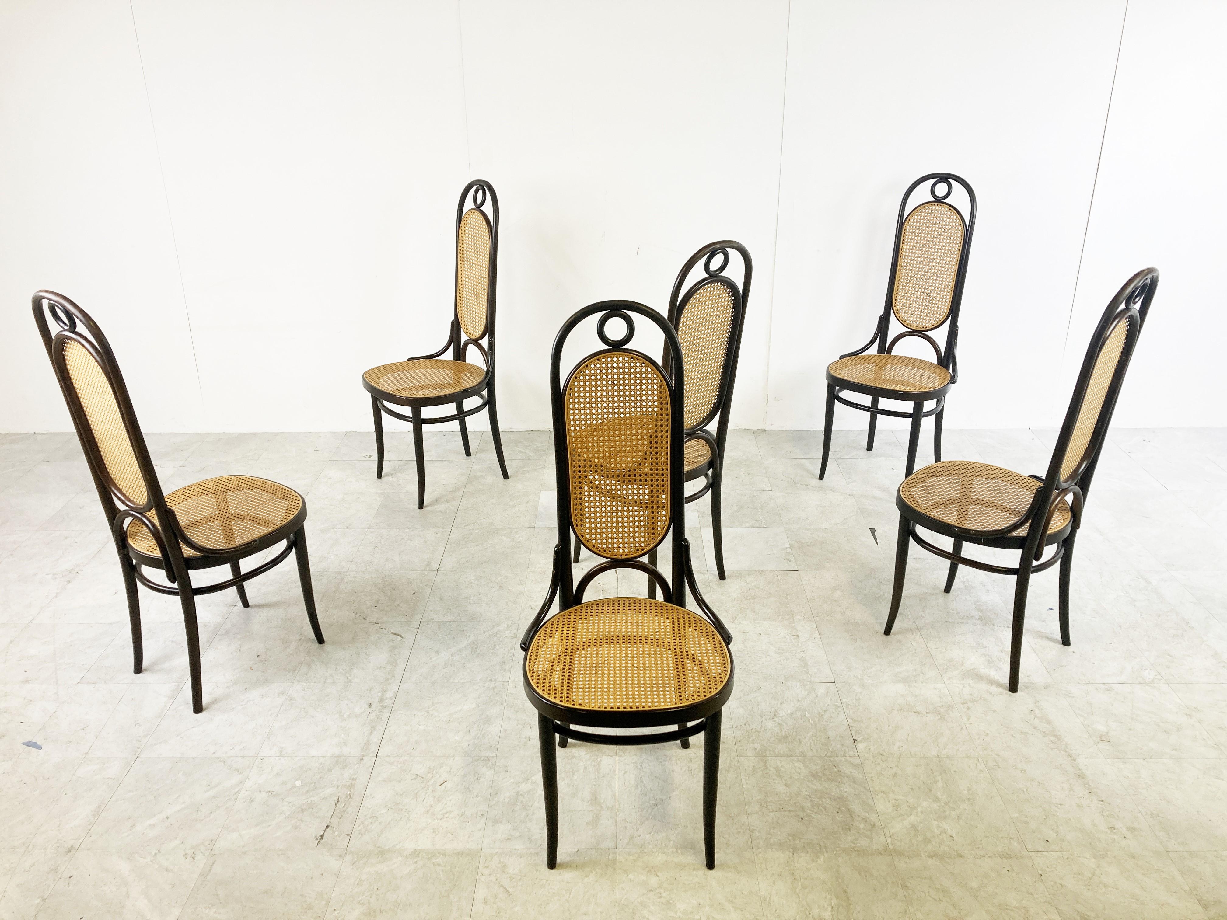 Thonet No. 207r Dining Chairs, Set of 6, 1979 1