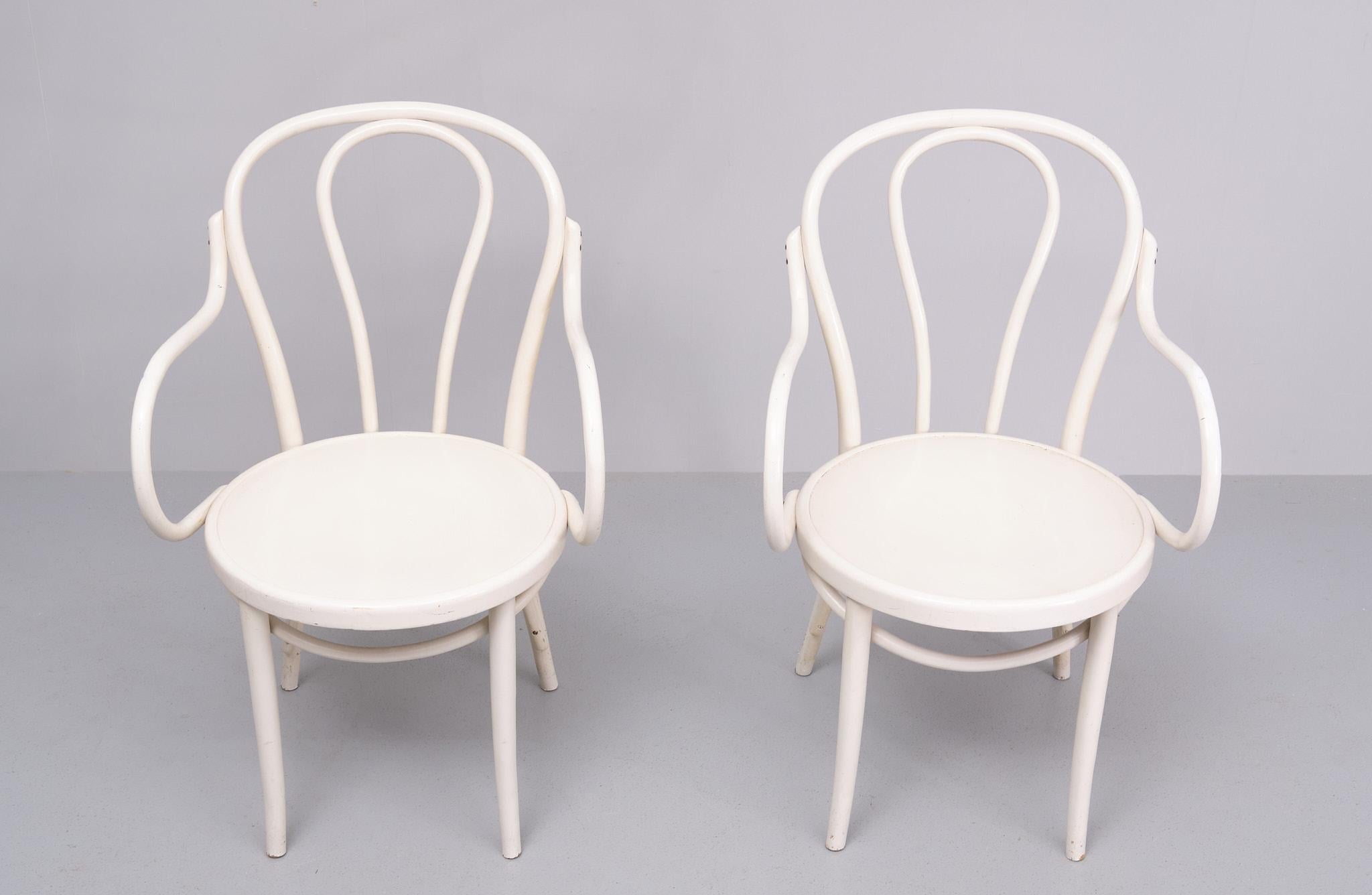 Bentwood Thonet  no 30  Armchairs  1950s   For Sale