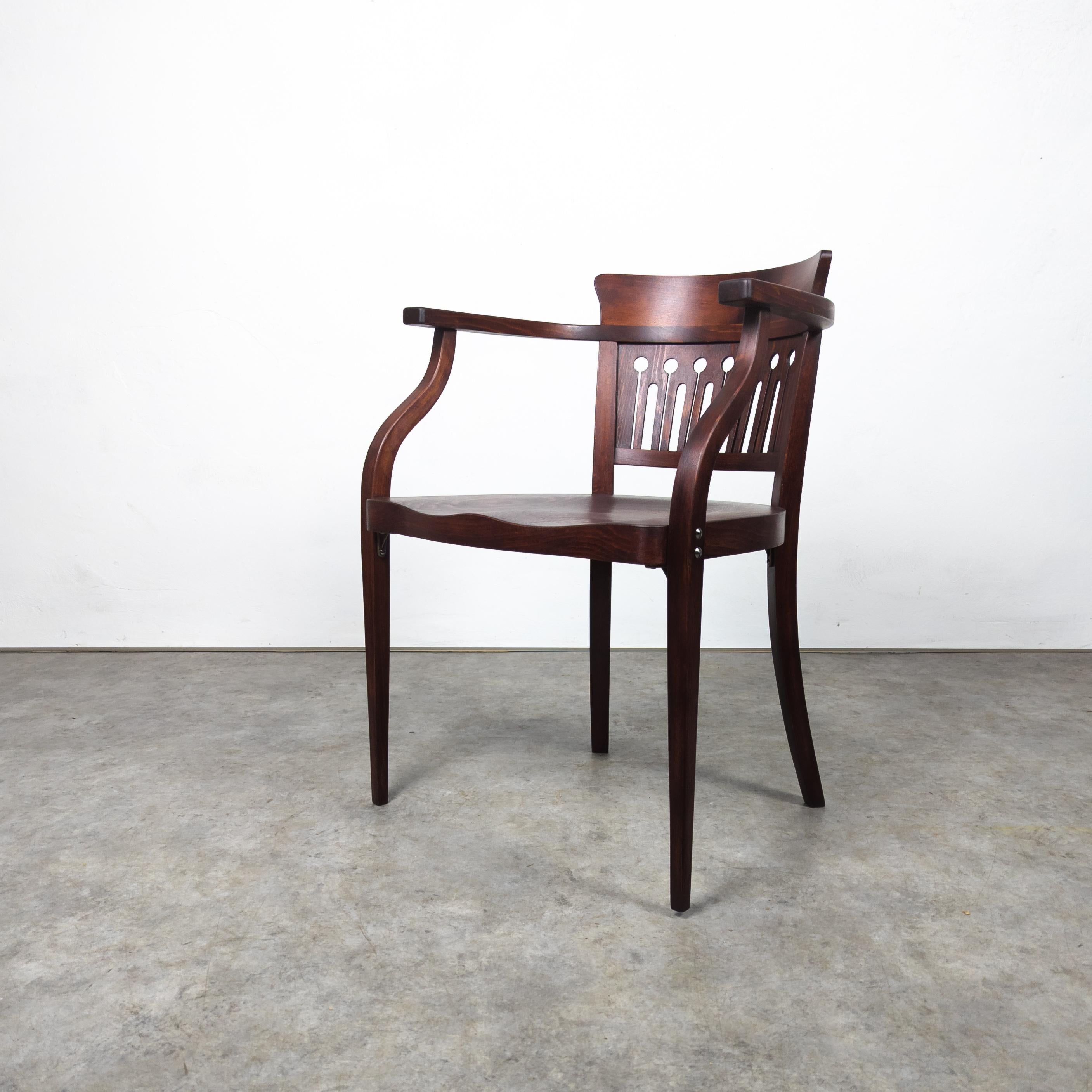 Art Nouveau Thonet No. 6515 armchair by Otto Wagner