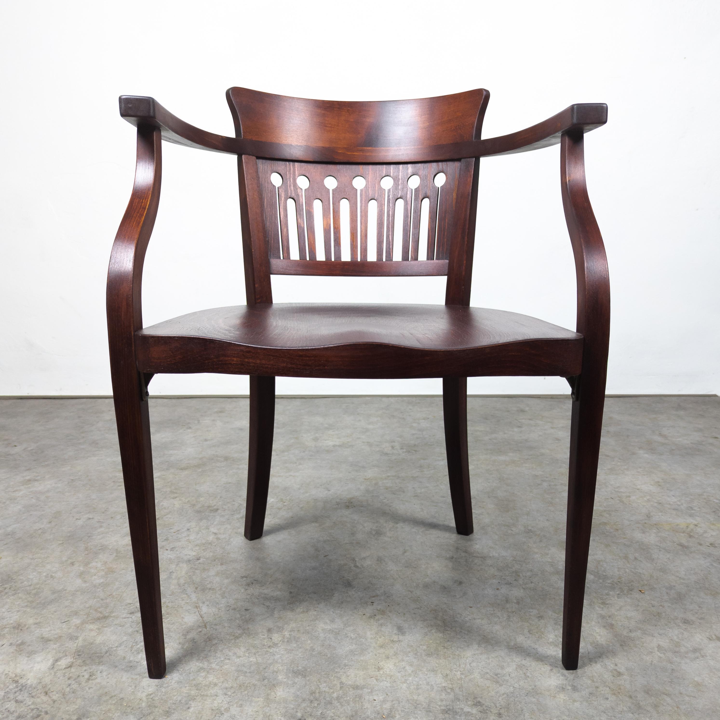 Early 20th Century Thonet No. 6515 armchair by Otto Wagner