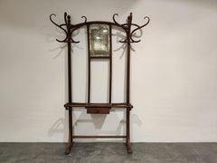 Thonet No.4 Coat Stand with Mirror, 1920s