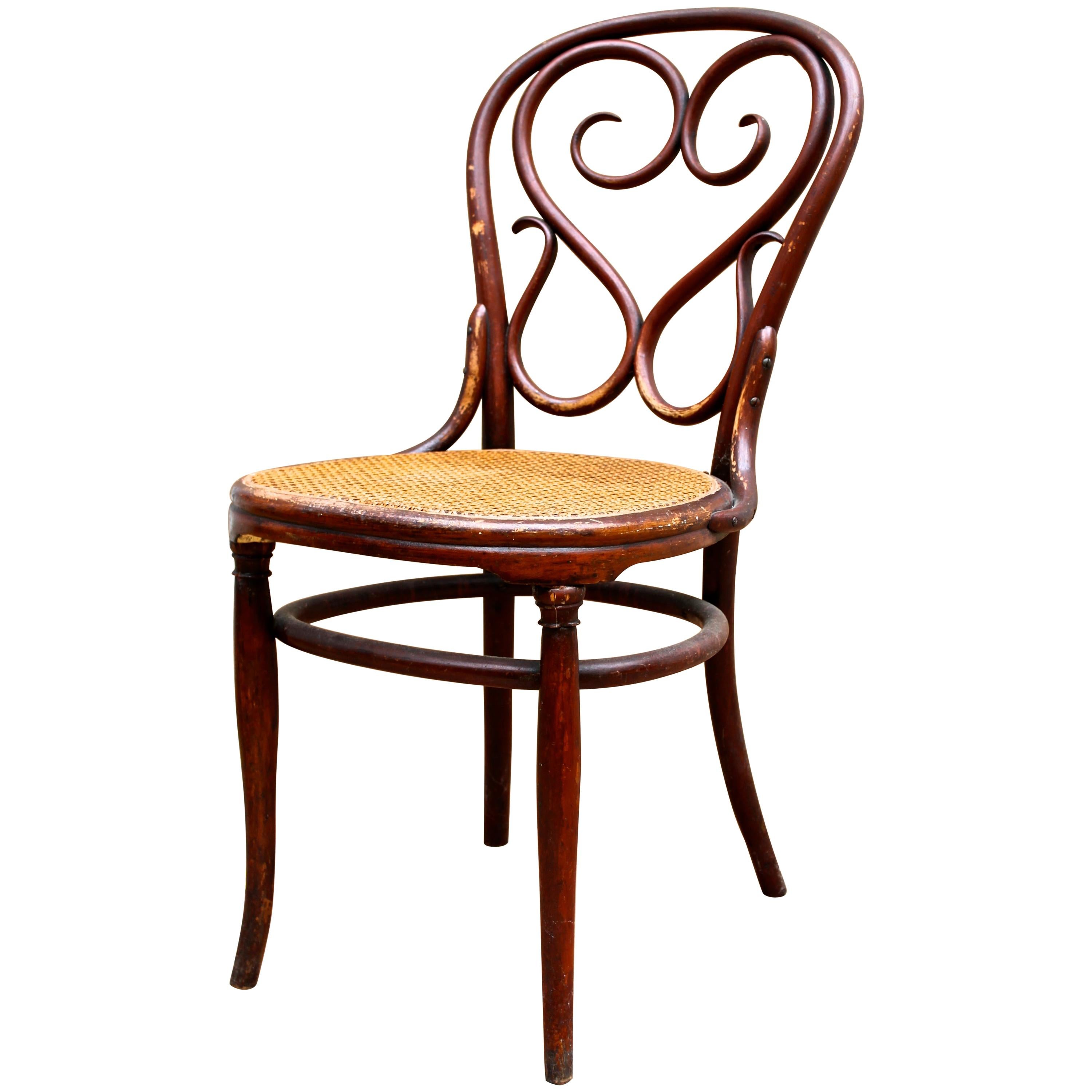 Thonet No.4 Iconic Bentwood Side Chair