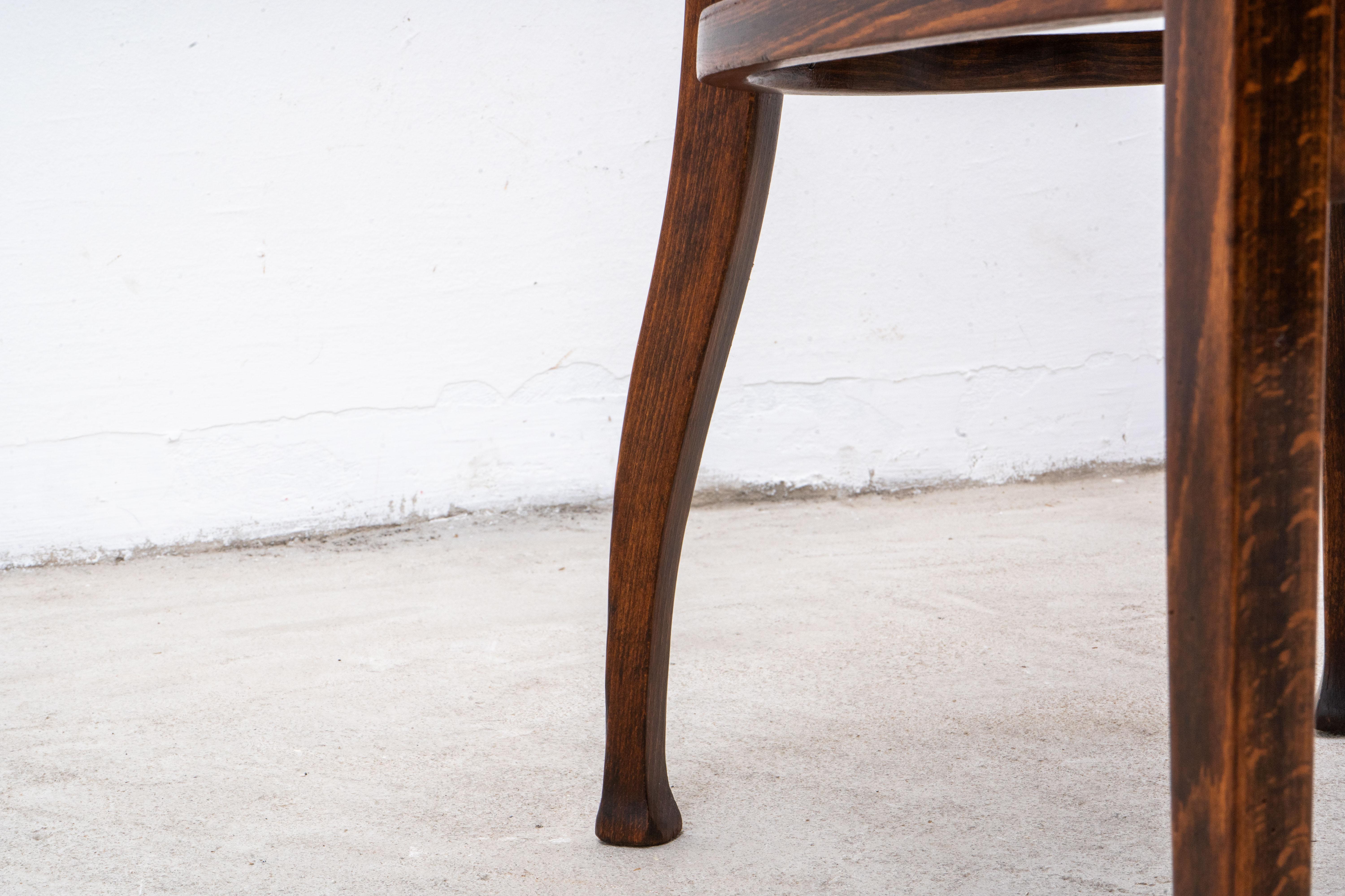 Thonet - Otto Wagner - Fauteuil (2) - No. 6514 - Hêtre, cuir en vente 8