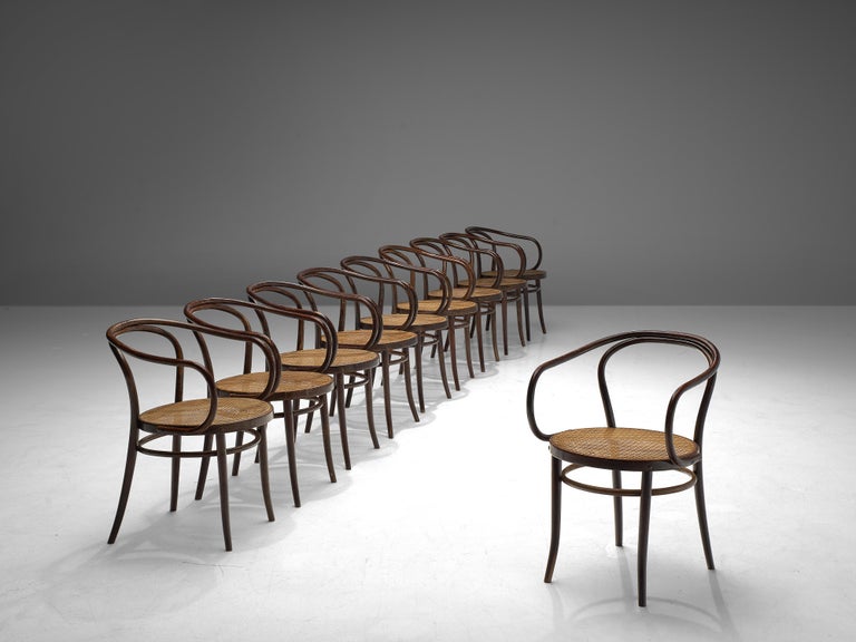Mid-20th Century Thonet Patinated ‘Vienna’ Dining Chairs