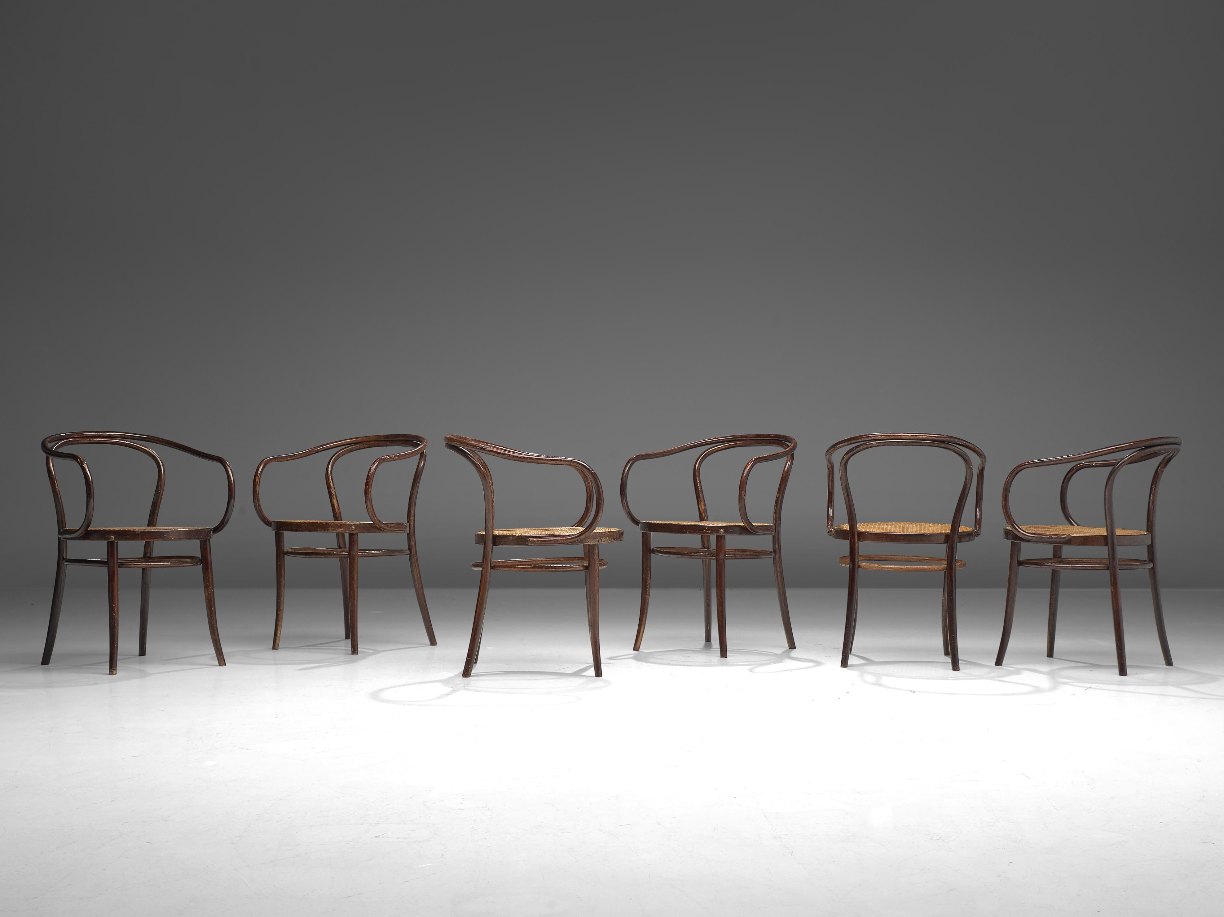 Thonet Patinated ‘Vienna’ Dining Chairs 2