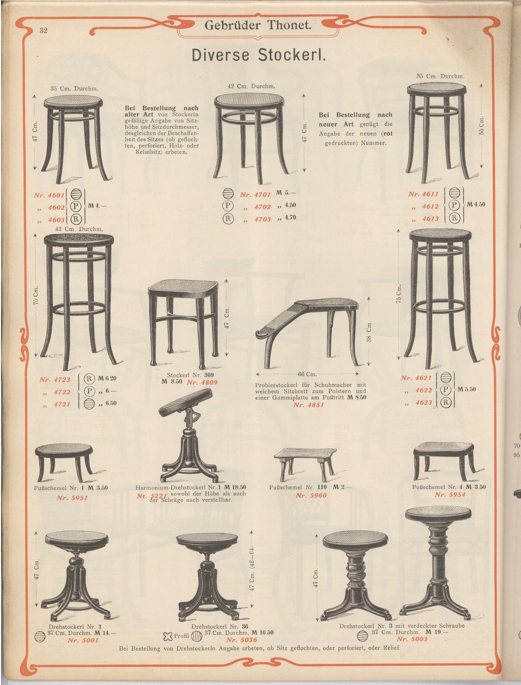 Thonet piano chair no.1 3