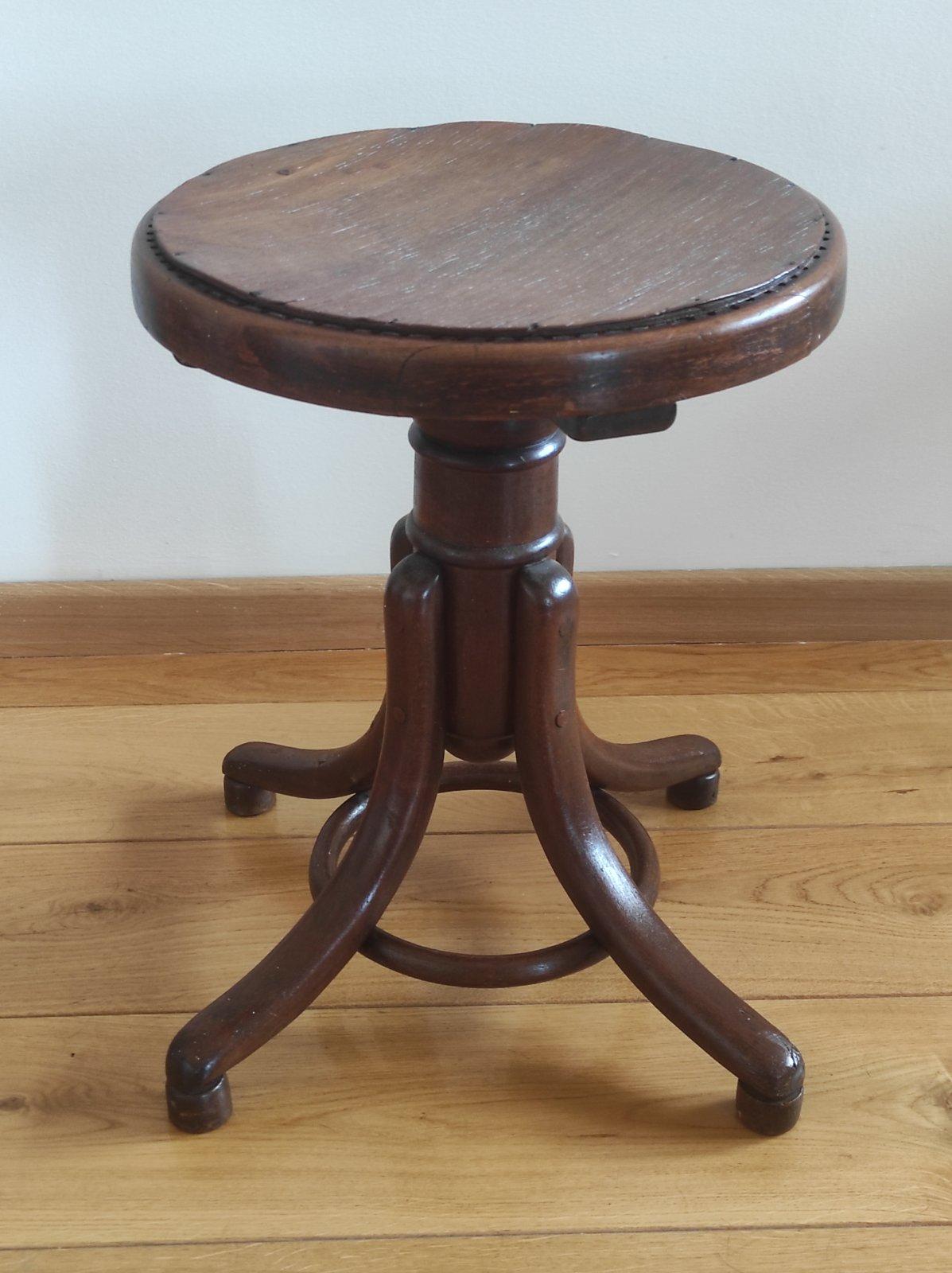 Thonet Klavierhocker 1900er im Angebot 3