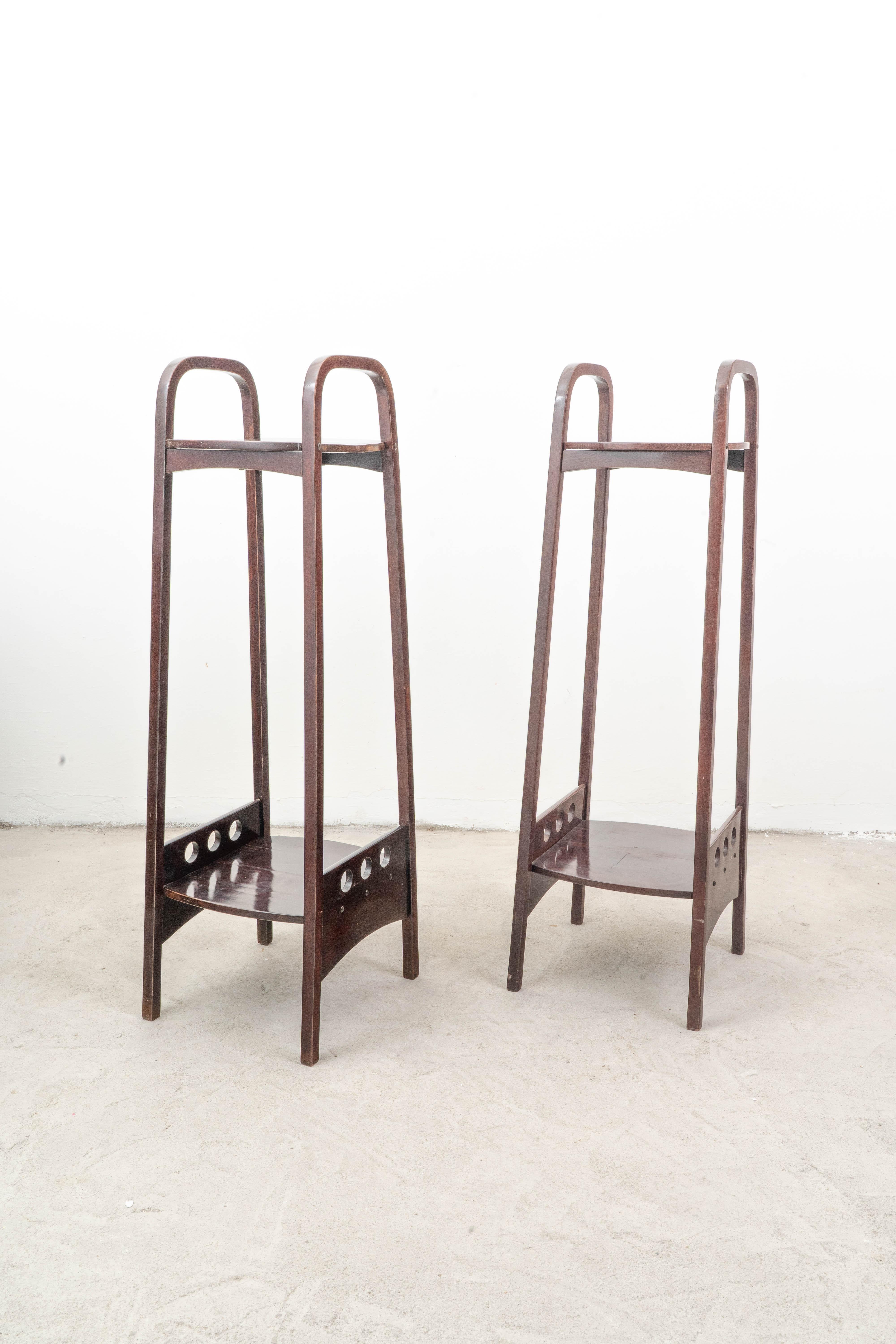 Art Nouveau Thonet - Supporto per piante (2) - Beeche in vendita