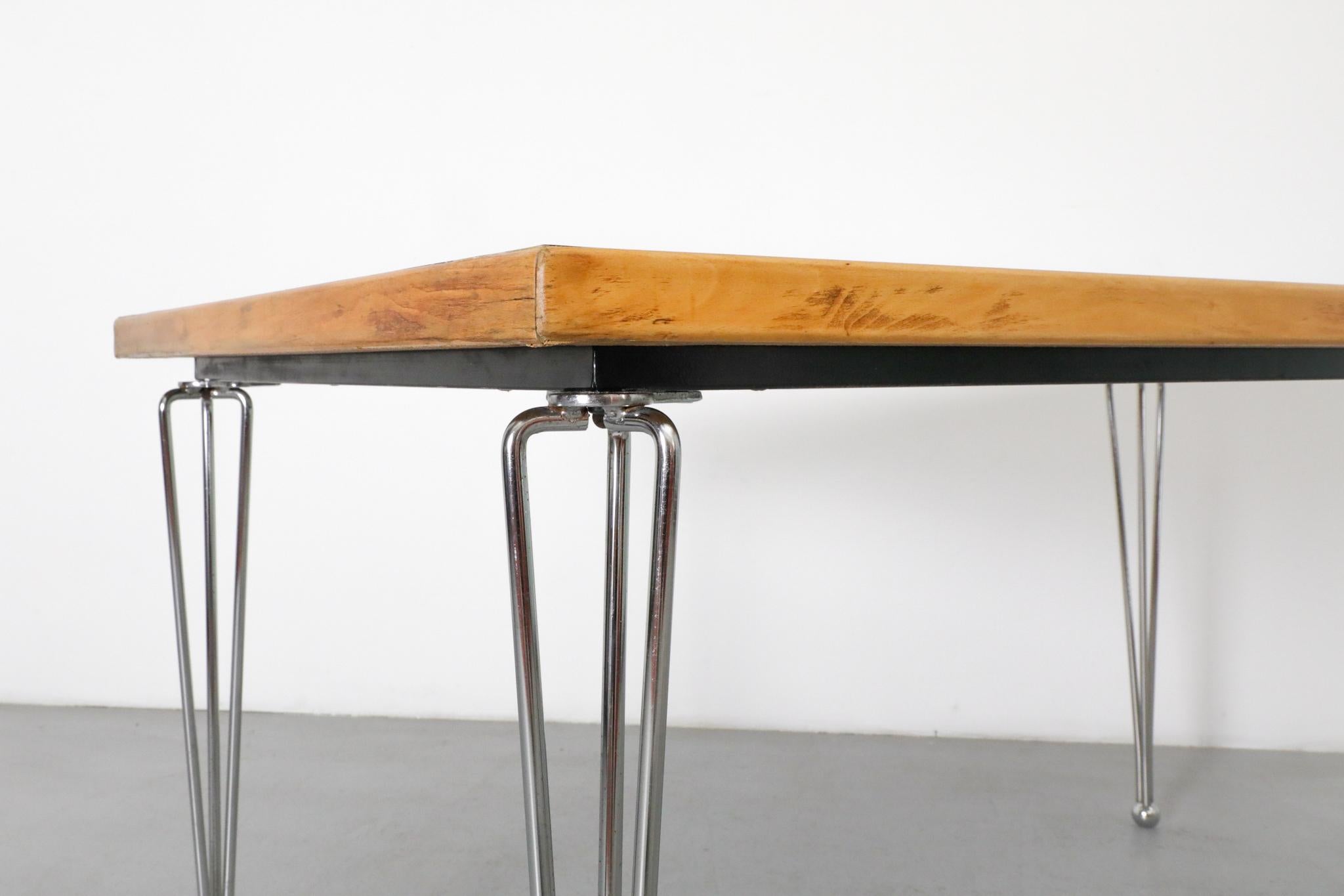Thonet Postmodern Dining Table by Marius van den Wildenberg for Thonet. 1980's For Sale 9