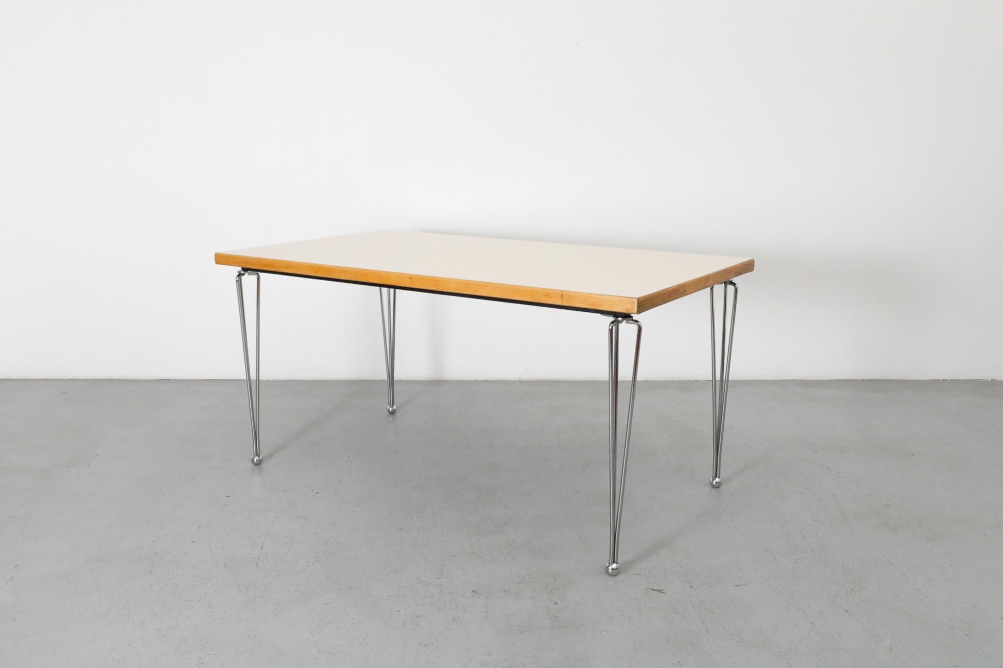 Mid-Century Modern Thonet Postmodern Dining Table by Marius van den Wildenberg for Thonet. 1980's For Sale