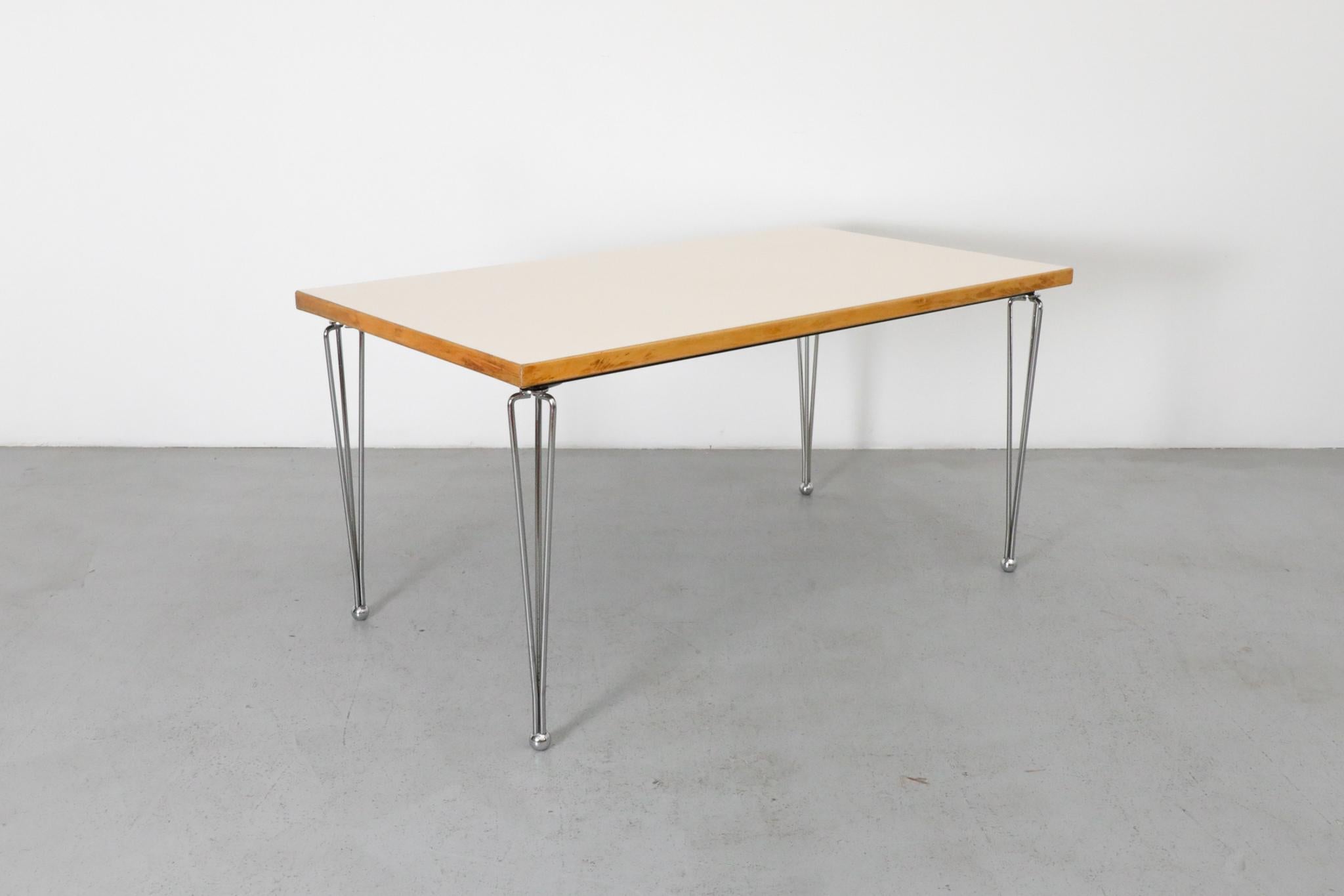 Thonet Postmodern Dining Table by Marius van den Wildenberg for Thonet. 1980's In Good Condition For Sale In Los Angeles, CA