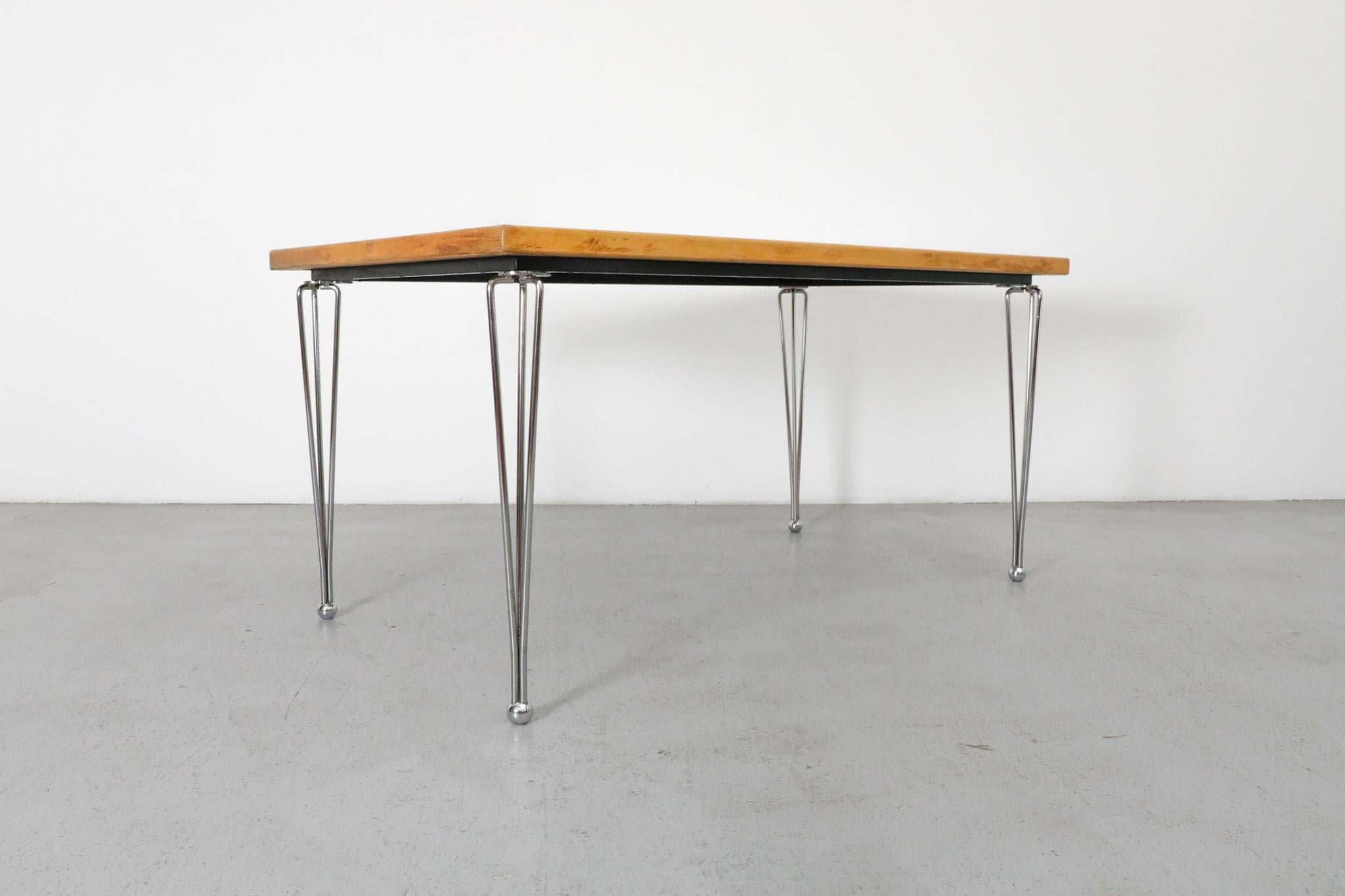 Late 20th Century Thonet Postmodern Dining Table by Marius van den Wildenberg for Thonet. 1980's For Sale