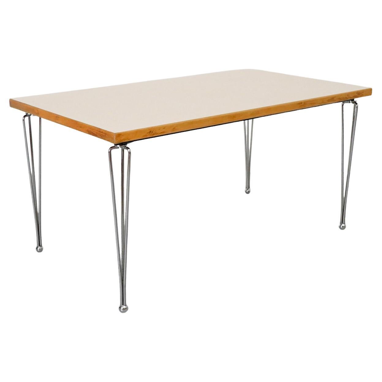 Thonet Postmodern Dining Table by Marius van den Wildenberg for Thonet. 1980's For Sale