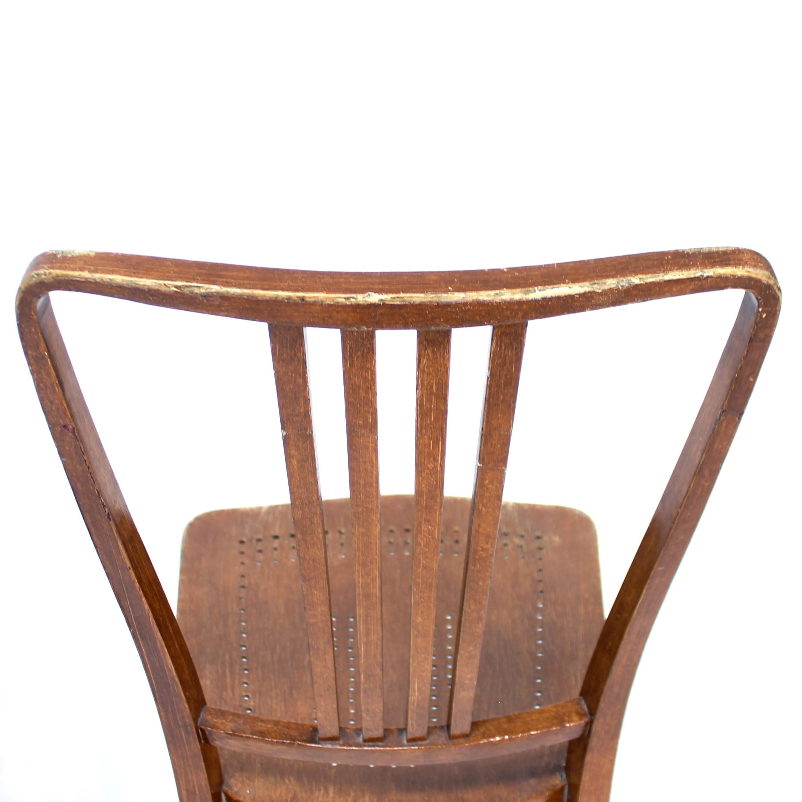 Thonet, raro par de sillas, principios de 1900 en venta 4