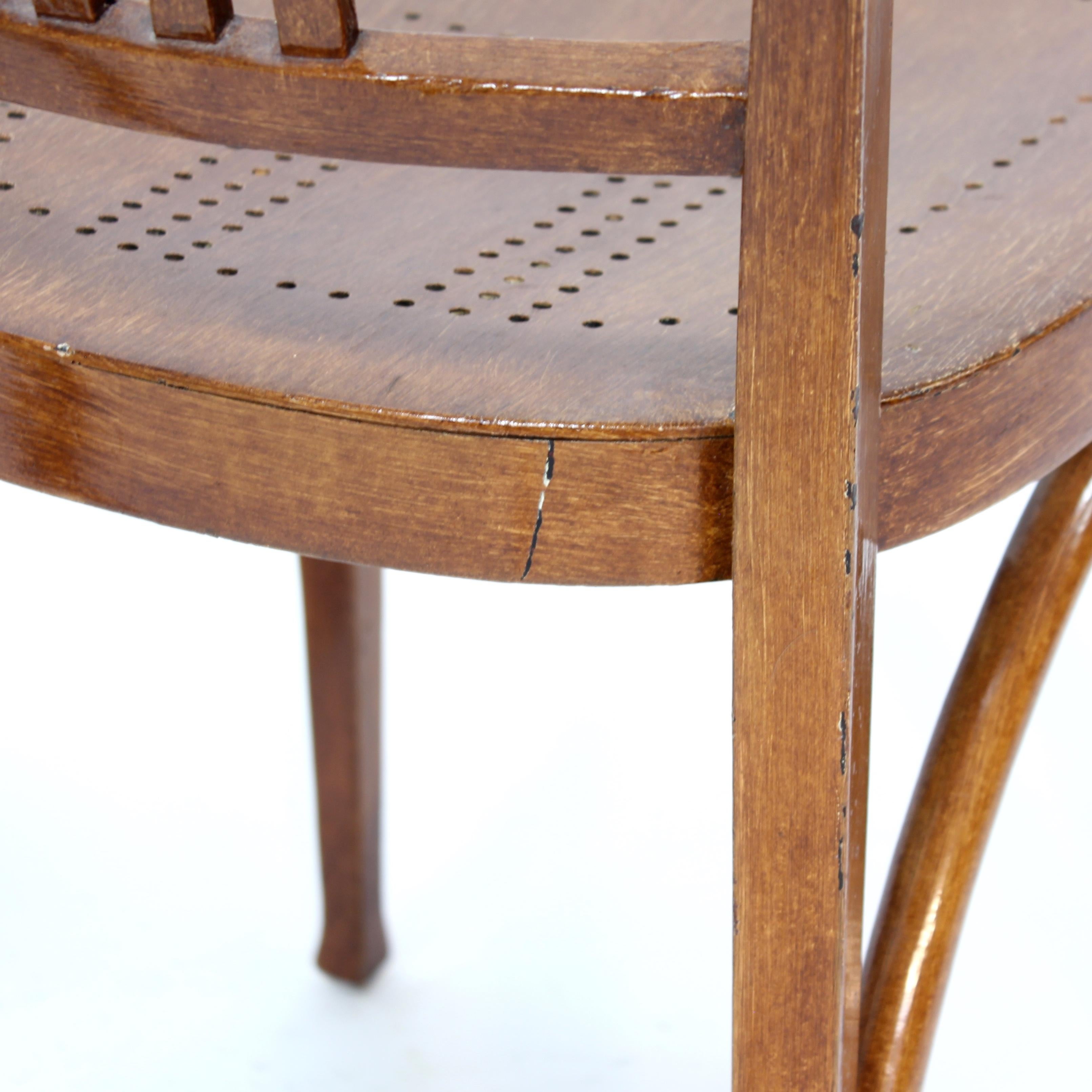 Thonet, raro par de sillas, principios de 1900 en venta 2