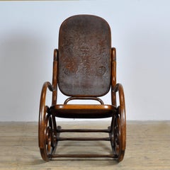 Fauteuil à bascule Thonet, vers 1920