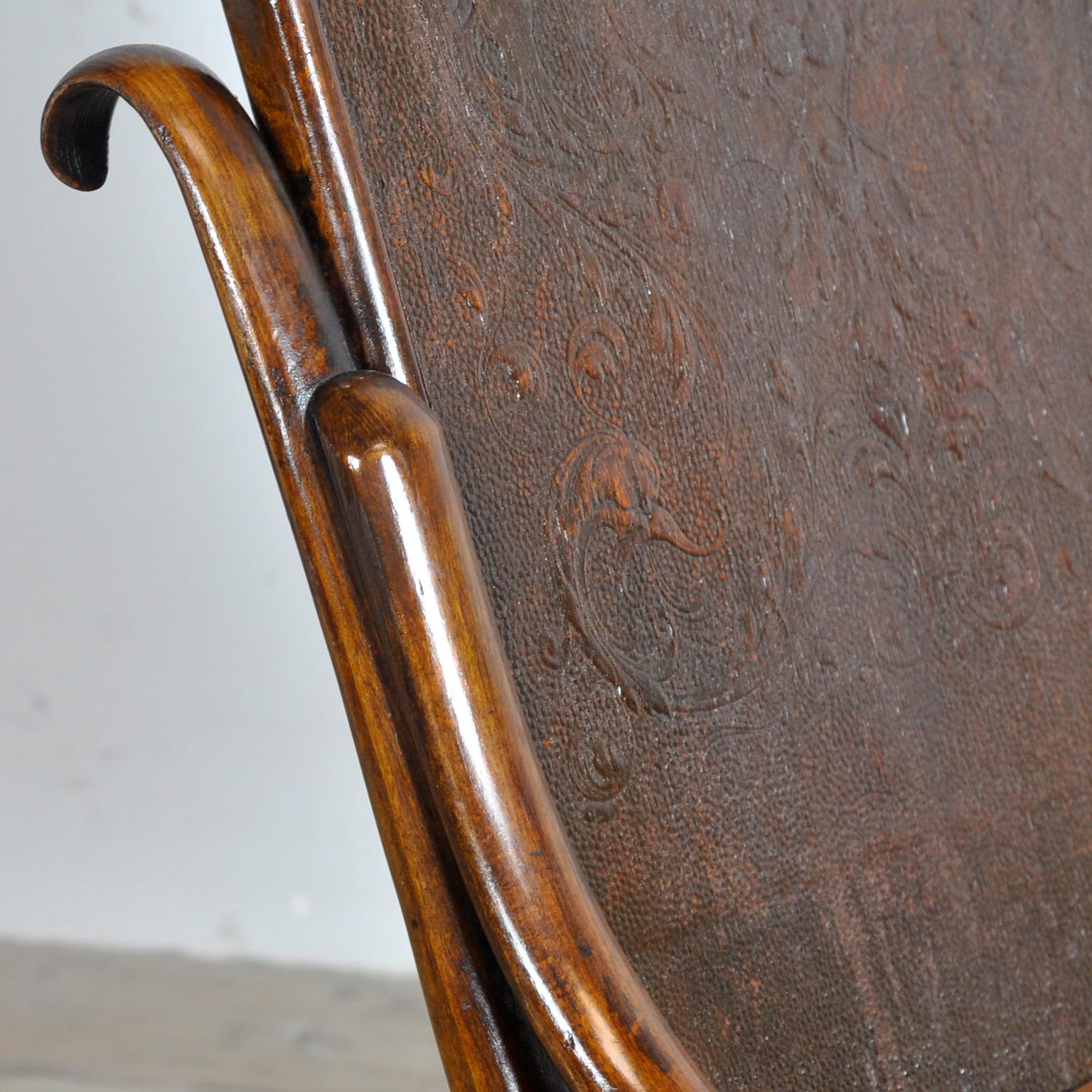 Faggio Sedia a dondolo Thonet, 1920 circa in vendita