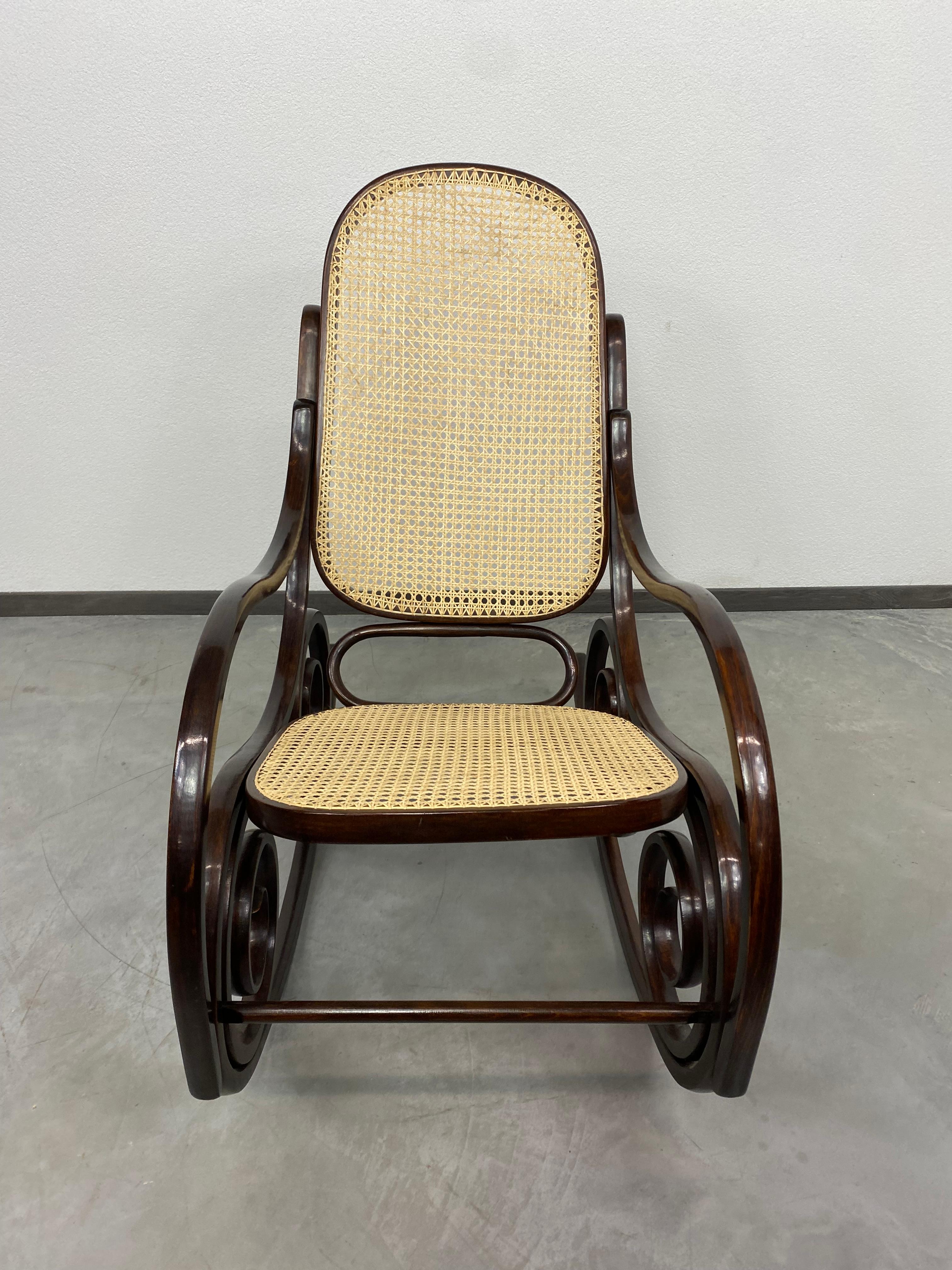Mid-20th Century Thonet rocking chair
